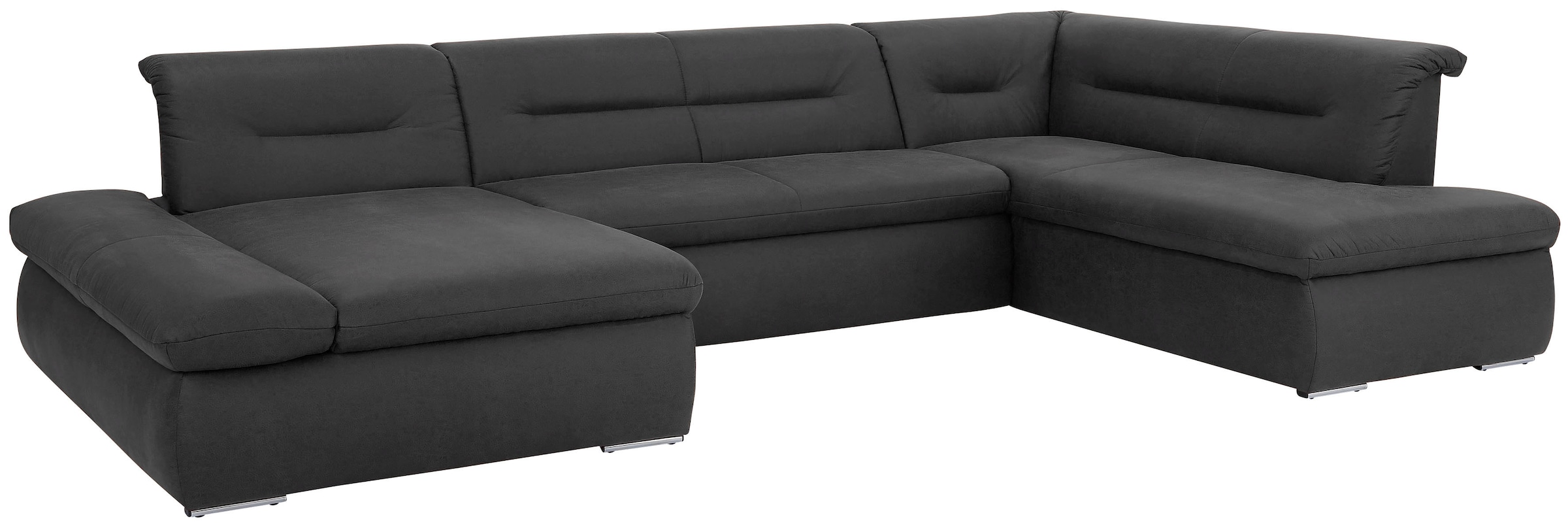 Home affaire Wohnlandschaft "Avesa U-Form" Wahlweise mit Armteilverstellung günstig online kaufen