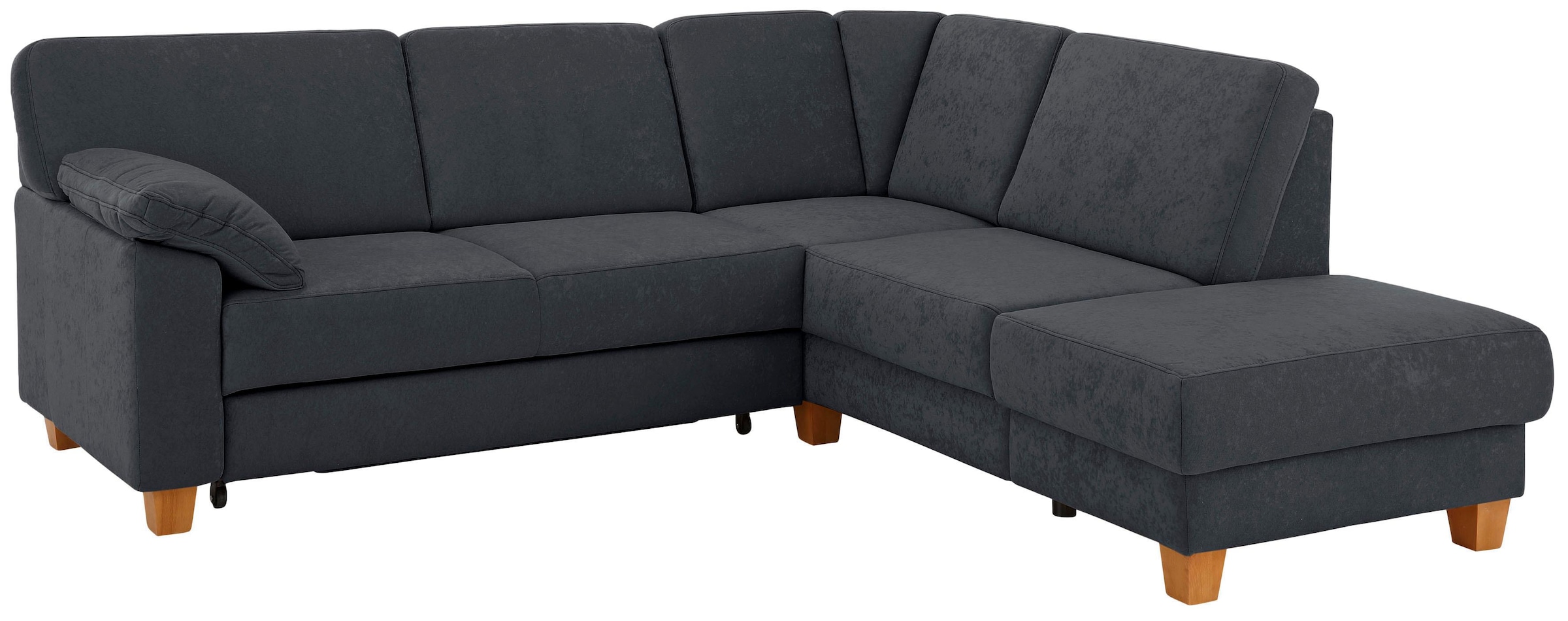 Home affaire Ecksofa "Belfort L-Form" mit Federkern, wahlweise mit Schlaffunktion und Stauraum