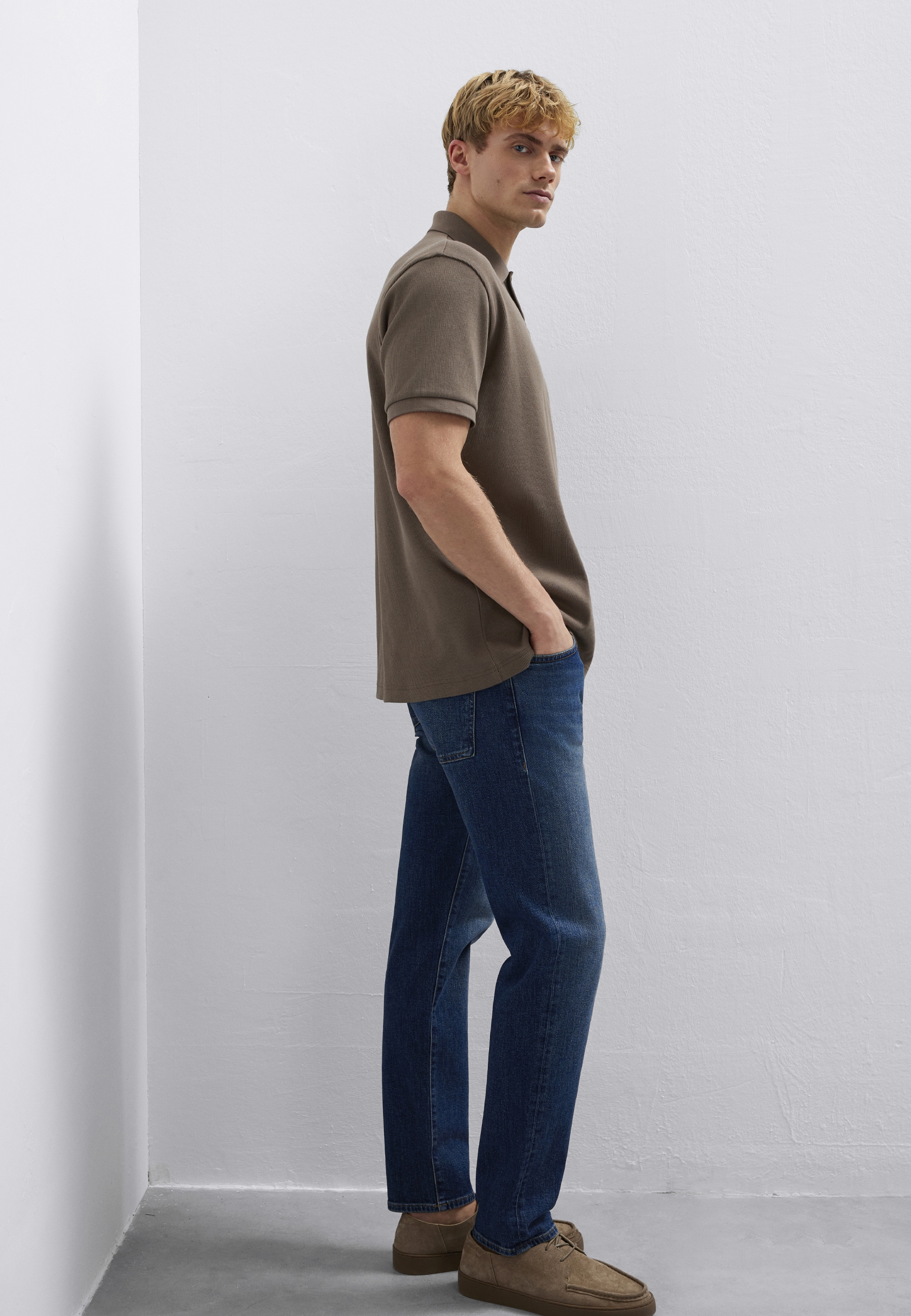 Mavi Poloshirt »POLO NECK TEE« Premium Poloshirt