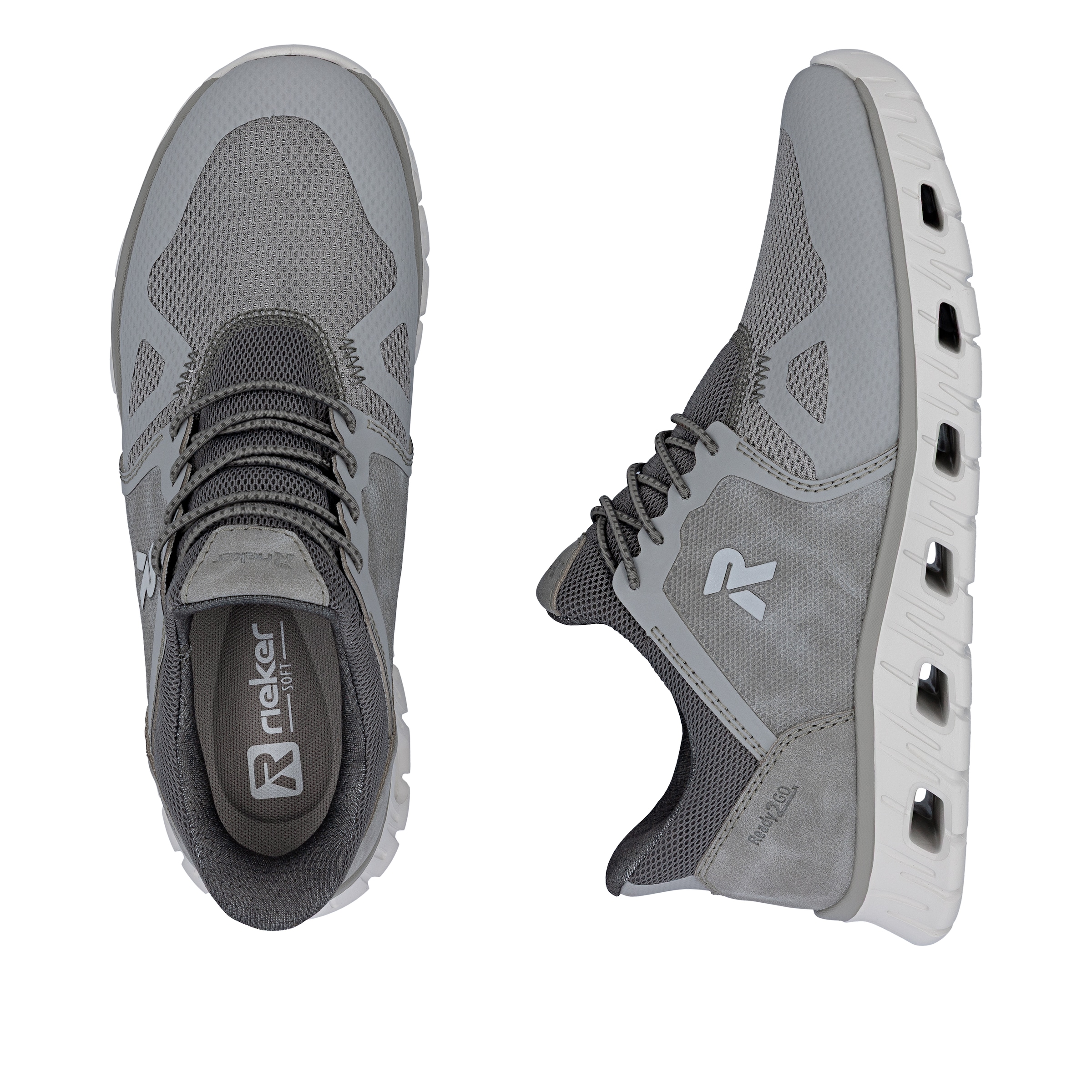 Rieker Slip-On Sneaker »Ready2GO«  Schlupfschuh, Freizeitsneaker mit Gummizug und weichem Schaftrand