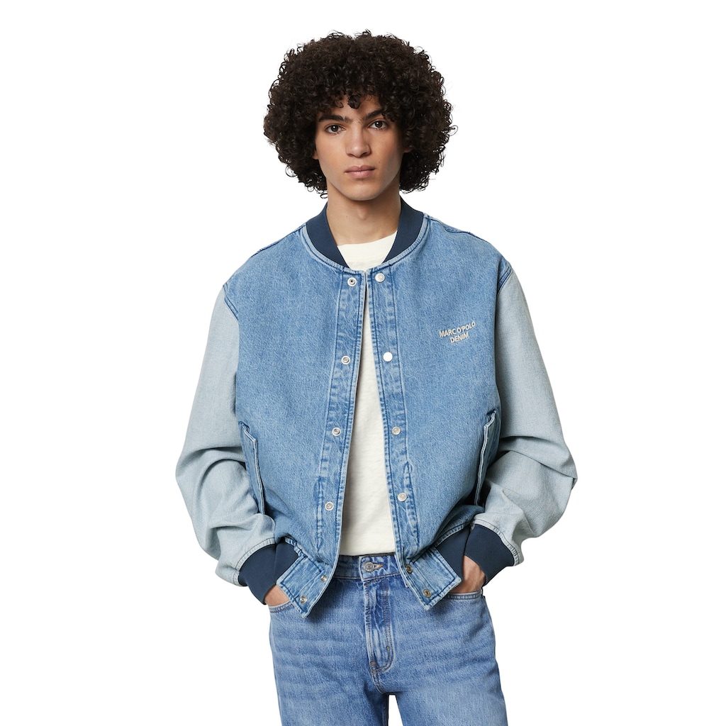 Marc O'Polo DENIM Jeansjacke »im Fliegerjacken-Stil«, ohne Kapuze