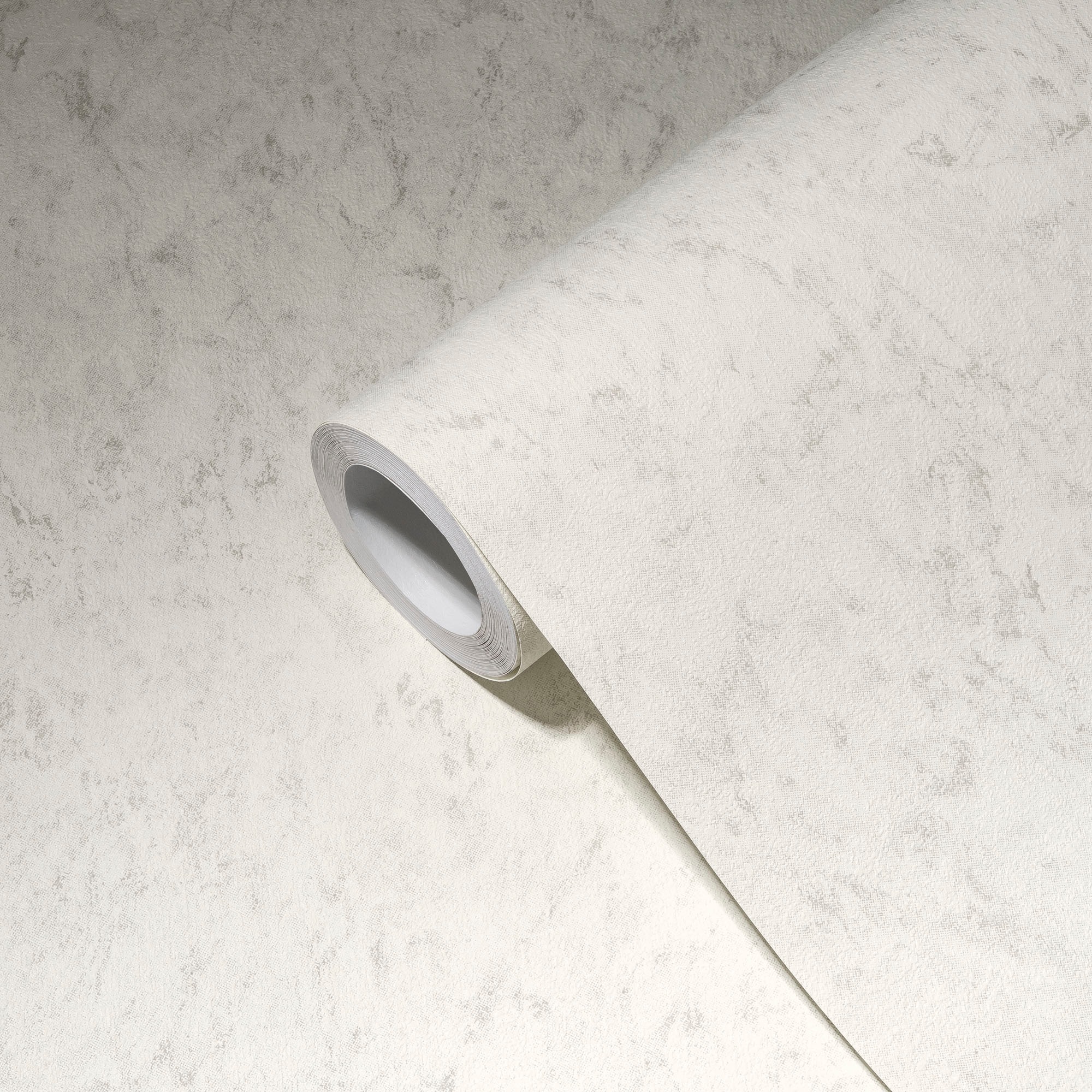 living walls Vliestapete »My Home My Spa« Ton-in-Ton | einfarbig | unifarben leicht strukturiert Uni Tapete einfarbig Tapeten Wohnzimmer Schlafzimmer Küche modern Büro