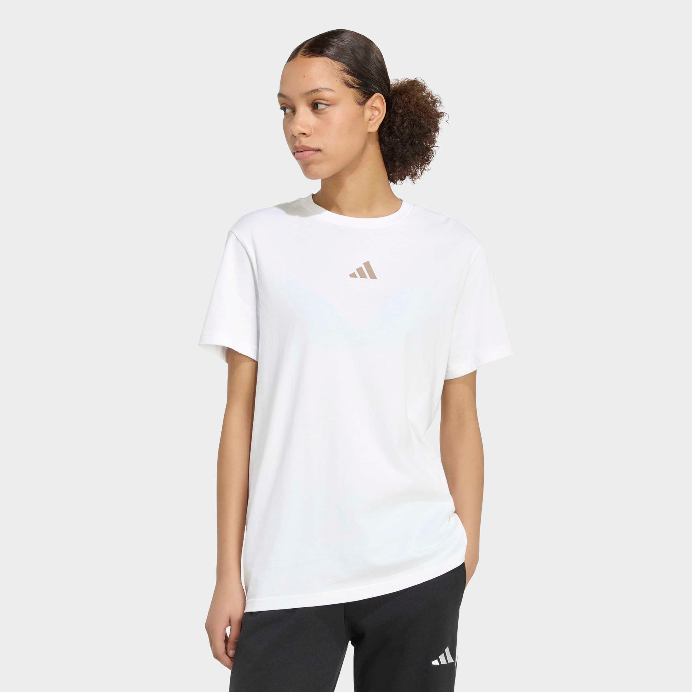 adidas Sportswear T-Shirt "CAMO LOOSE GRAPHIC" mit sportlichem Stil, ohne Verschluss, aus Baumwolle