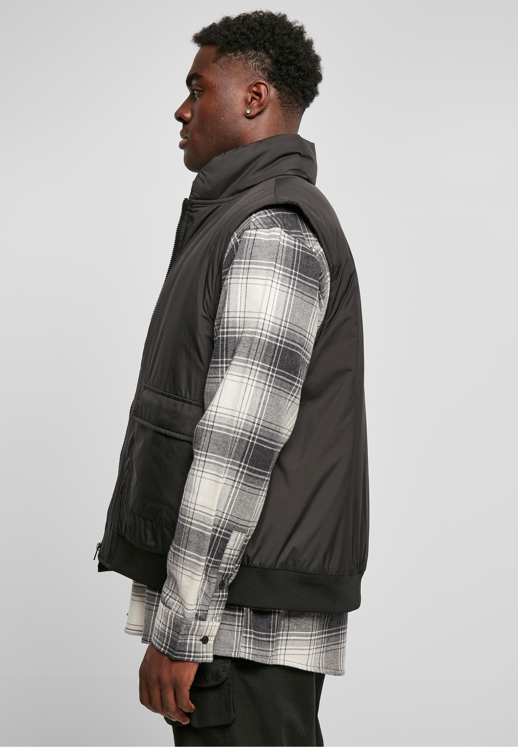 URBAN CLASSICS Jerseyweste »Urban Classics Herren Clean Puffer Vest«, (1 tlg.)