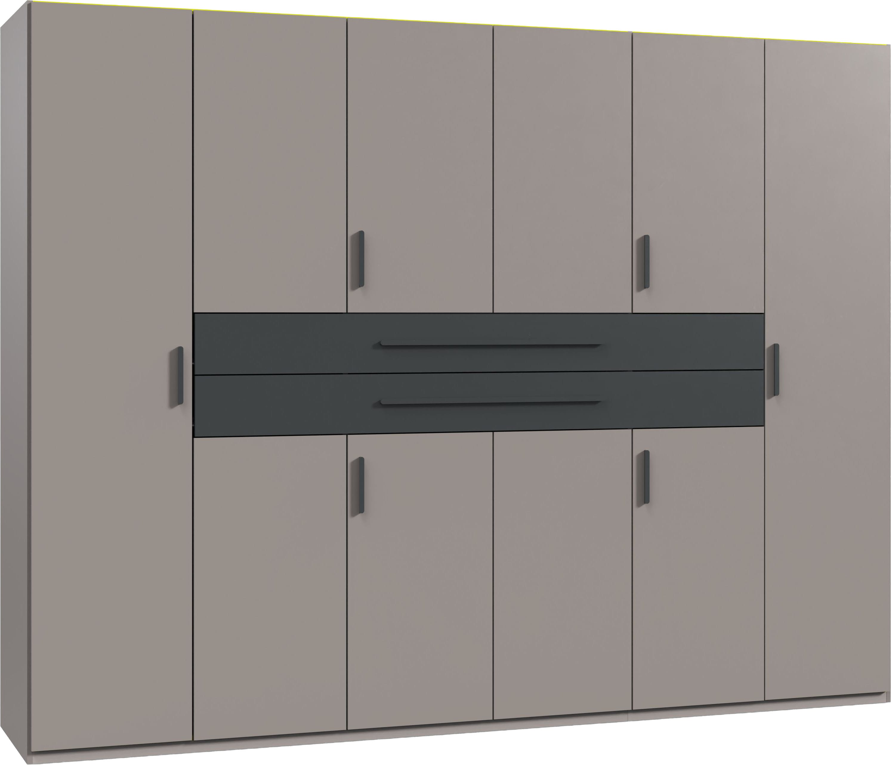 Wimex Drehtürenschrank "Digit, erhältlich in den Breiten 180cm, 225cm oder 270cm" Schlafzimmer Schrank Bestseller in moderner Optik, Kleiderschrank inkl. zwei Schubkästen in zentraler Höhe