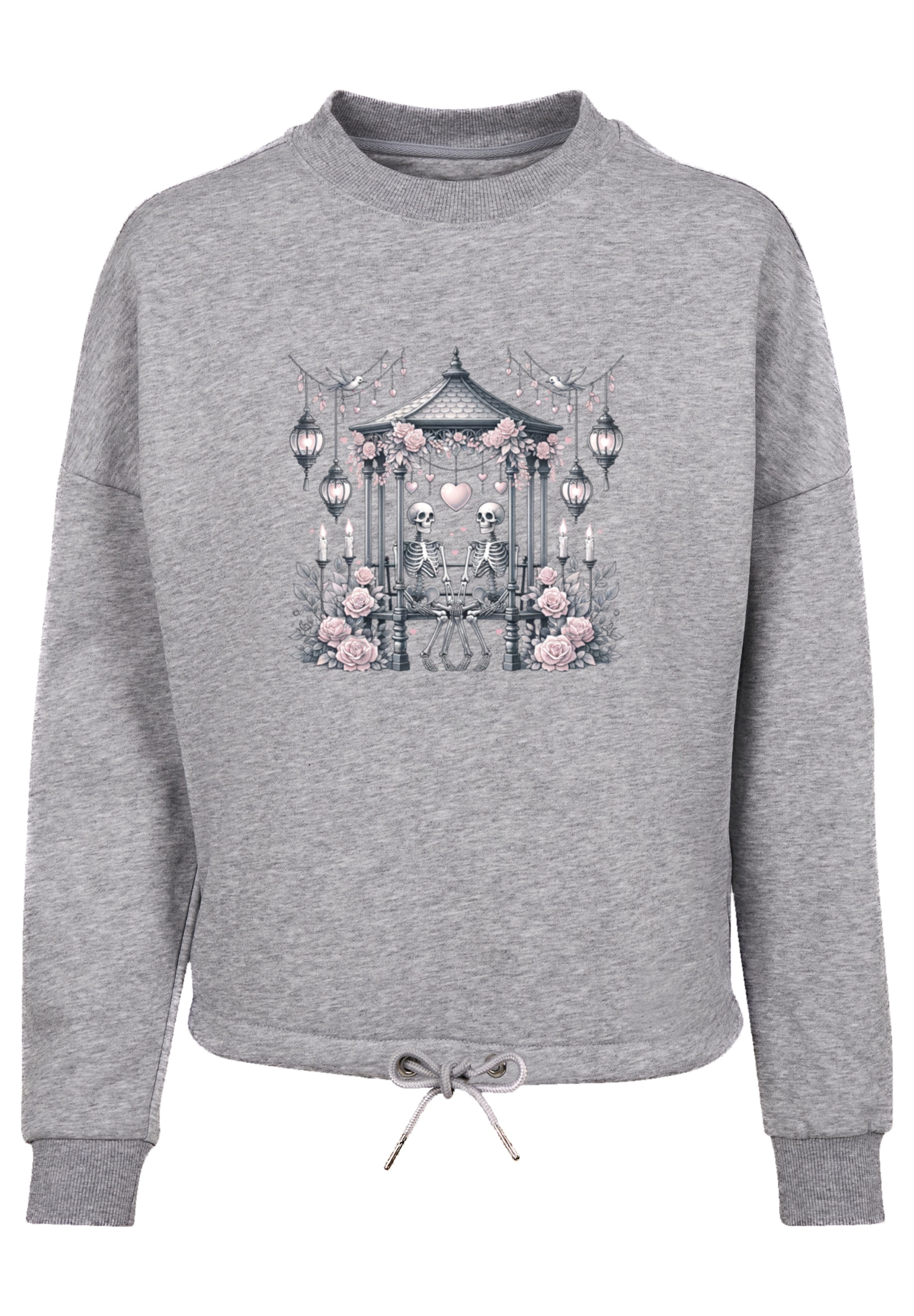 F4NT4STIC Sweatshirt »Skelett Paar Valentinstag«, Premium Qualität