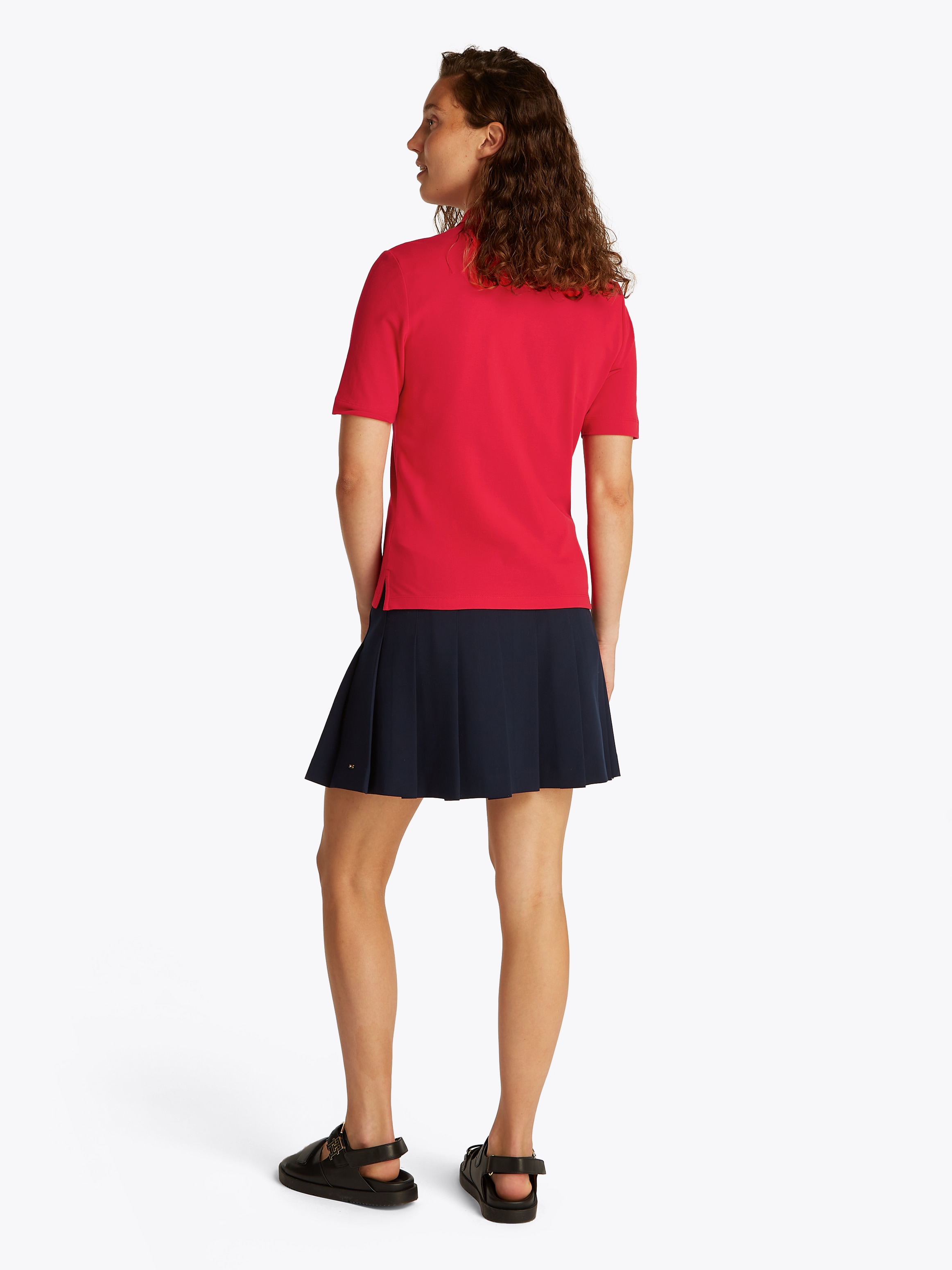 Tommy Hilfiger Poloshirt »1985 Regular Fit Pique Premium Polo«, mit Logo-Stickerei, mit Seitenschlitzen