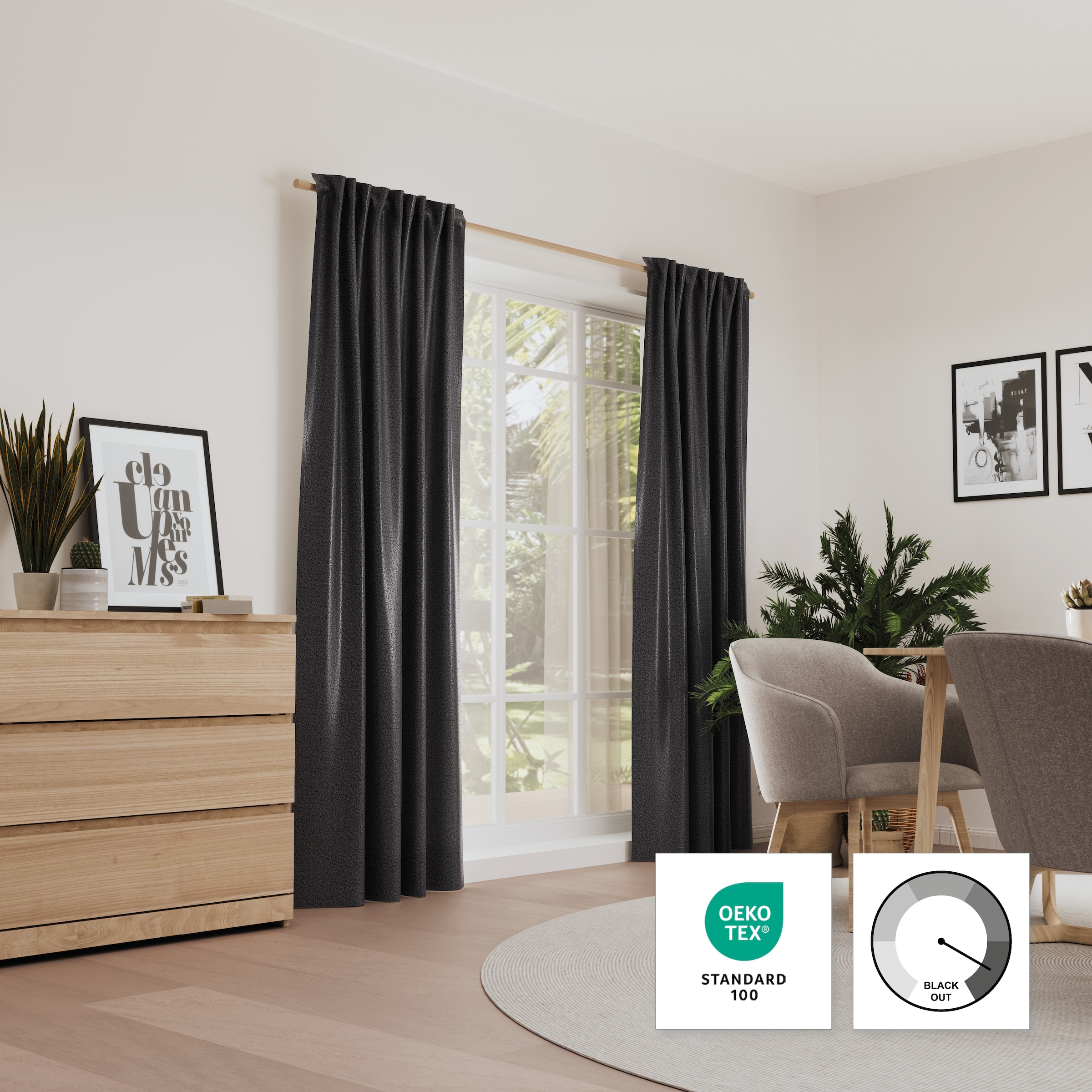 Neutex for you Vorhang "LUXURY" Multifunktionsband 1 Stk. tlg. Samtoptik mi günstig online kaufen