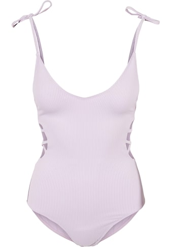 Monokini »Urban Classics Damen Ladies Rib Swimsuit«