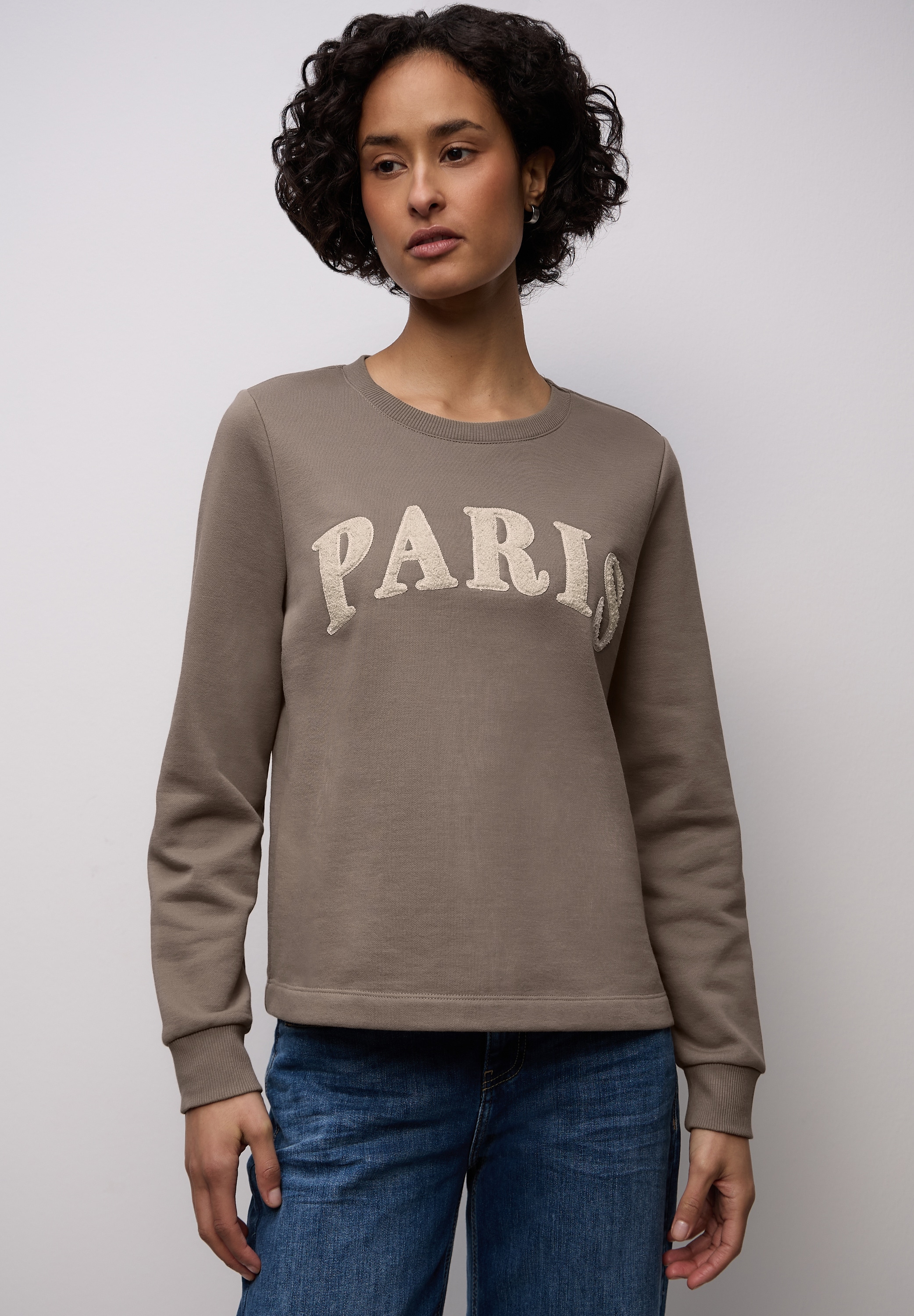 STREET ONE Sweatshirt, mit Wording Artwork günstig online kaufen