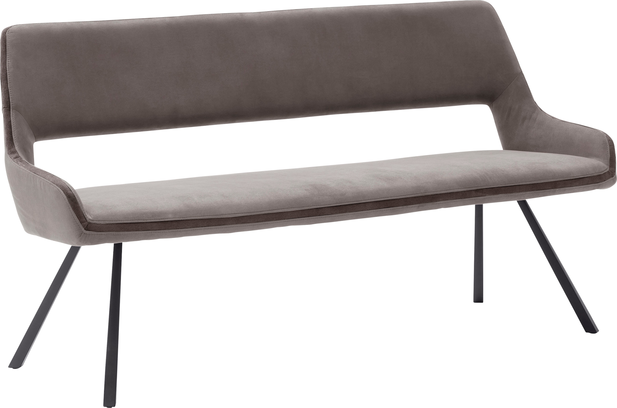 MCA furniture Sitzbank "Bayonne", bis 280 kg belastbar, Sitzhöhe 50 cm, wahlweise 155 cm-175 cm breite