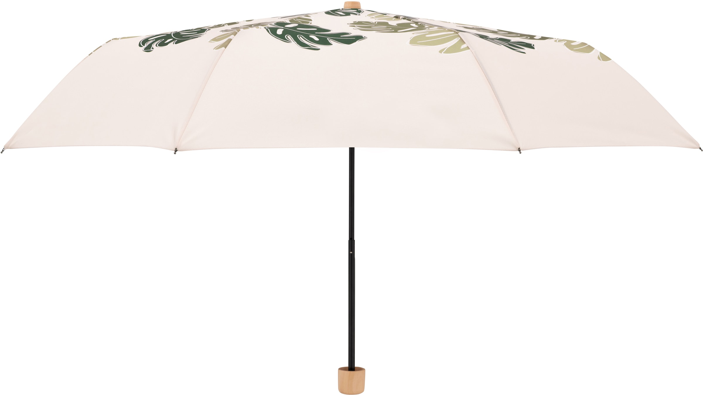 doppler® Taschenregenschirm »nature Mini, Material - weltweit BAUR mit schützt Wald aus choice Griff FSC®- | recyceltem beige«, aus kaufen