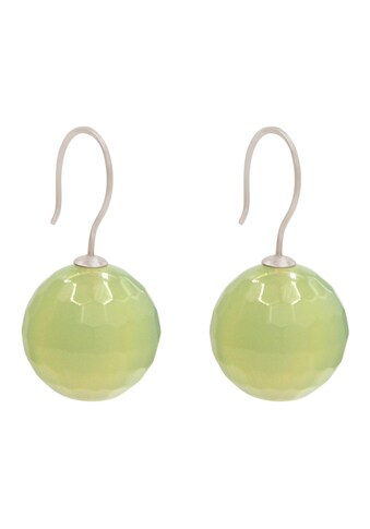 Gemshine Paar Ohrhänger »3-D grüne Jade Kugeln«, Manufaktur mit natürlichen Edelsteinen kaufen