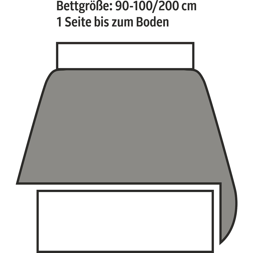 IBENA Tagesdecke »Soni«, mit feinem Steppmuster, aus 100% Kunstfaser, Tagesdecke für Einzelbetten oder Doppelbetten, pflegeleichtes Plaid, STANDARD 100 by OEKO-TEX® zertifiziert