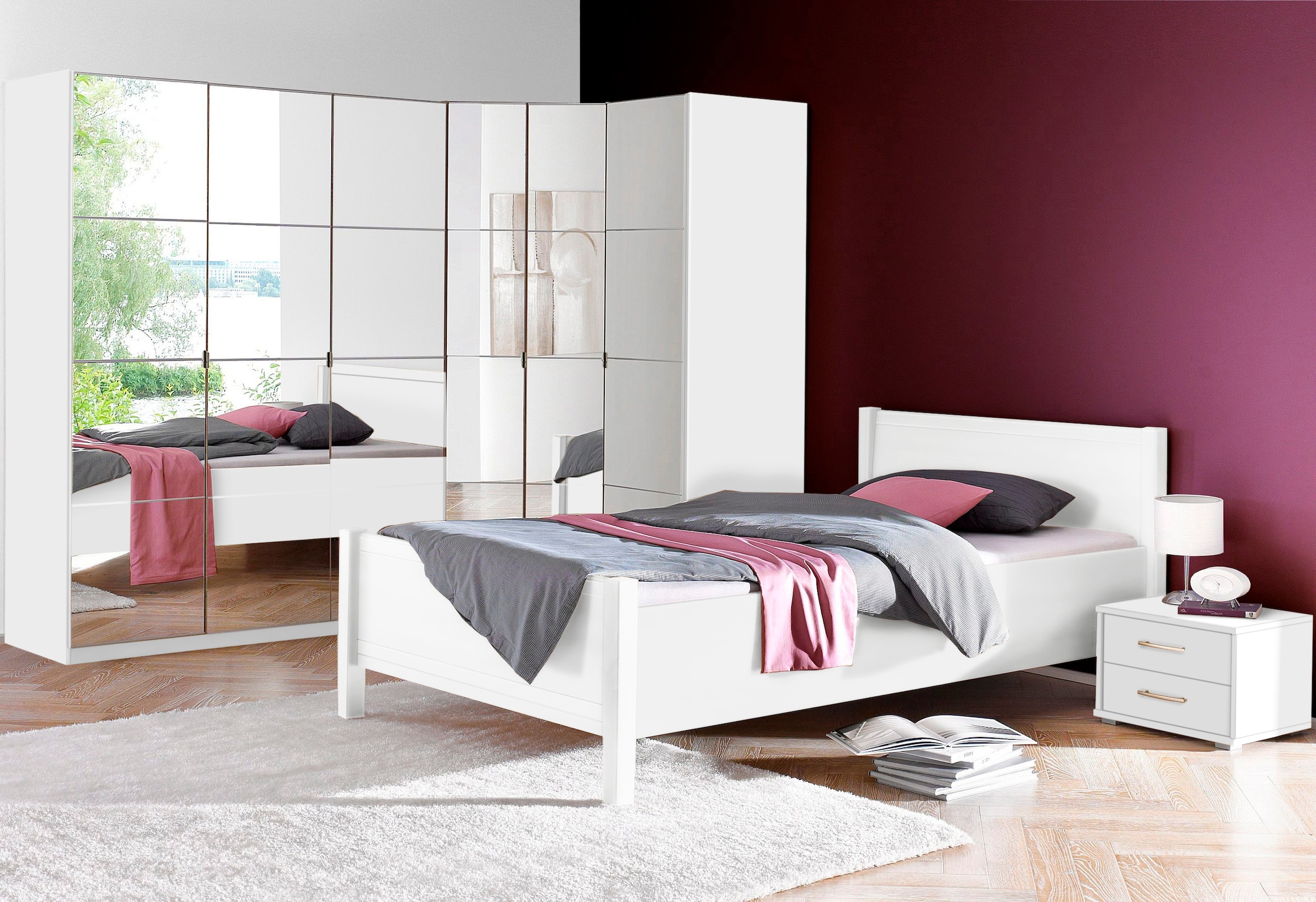 priess Kleiderschrank »Malaga« mit Spiegelfront