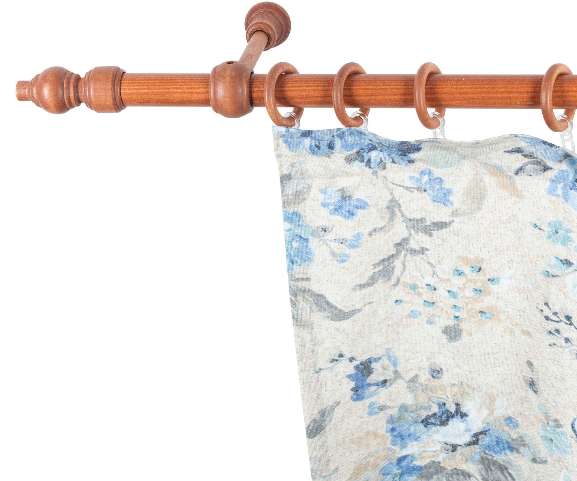 SN DECO GROUP Gardinenstange "Filigrano" 1 läufig-läufig Fixmaß 28 mm, Holz günstig online kaufen