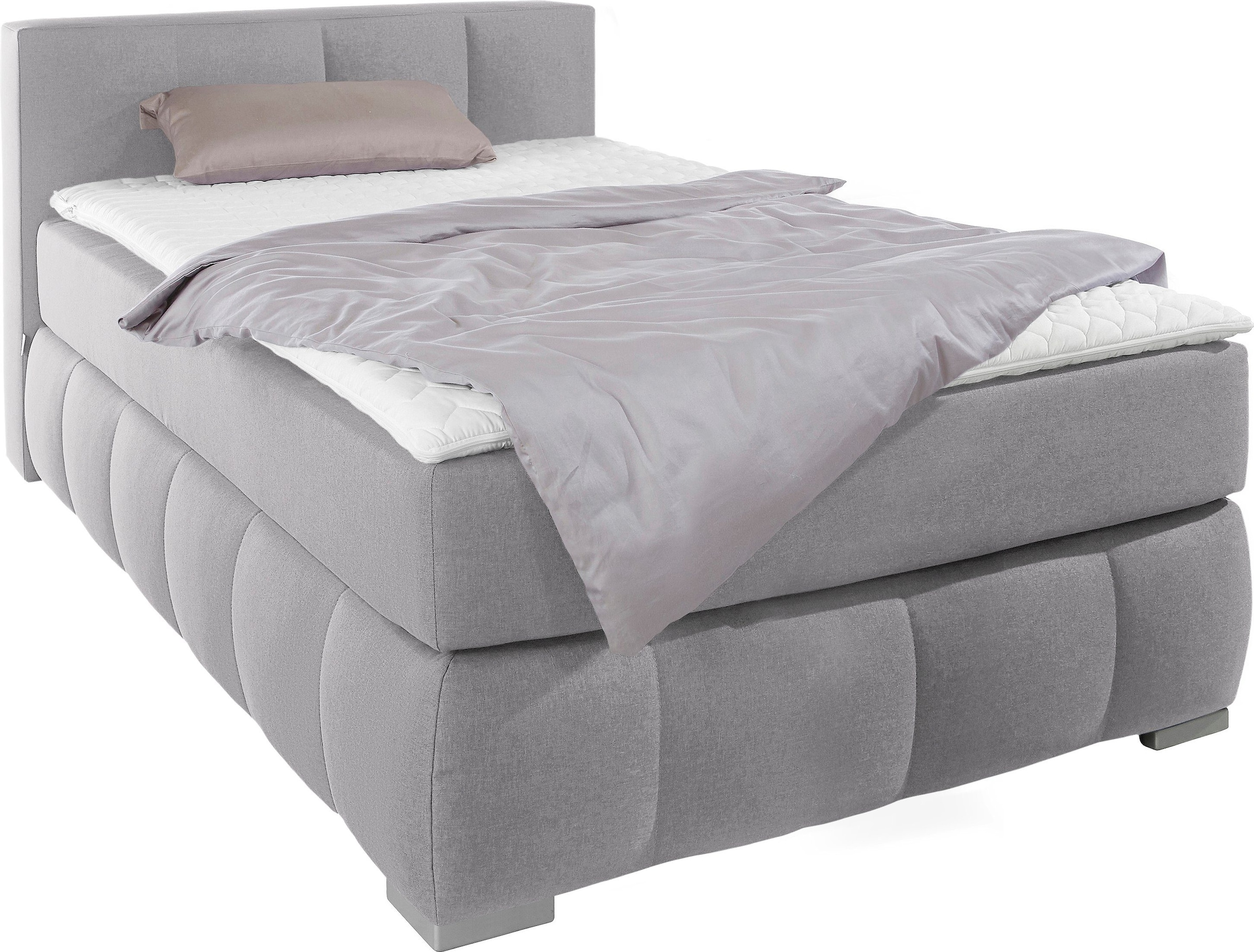 Home affaire Boxspringbett "Chelles" inkl. Topper, in XXL- Überlänge 220 cm günstig online kaufen