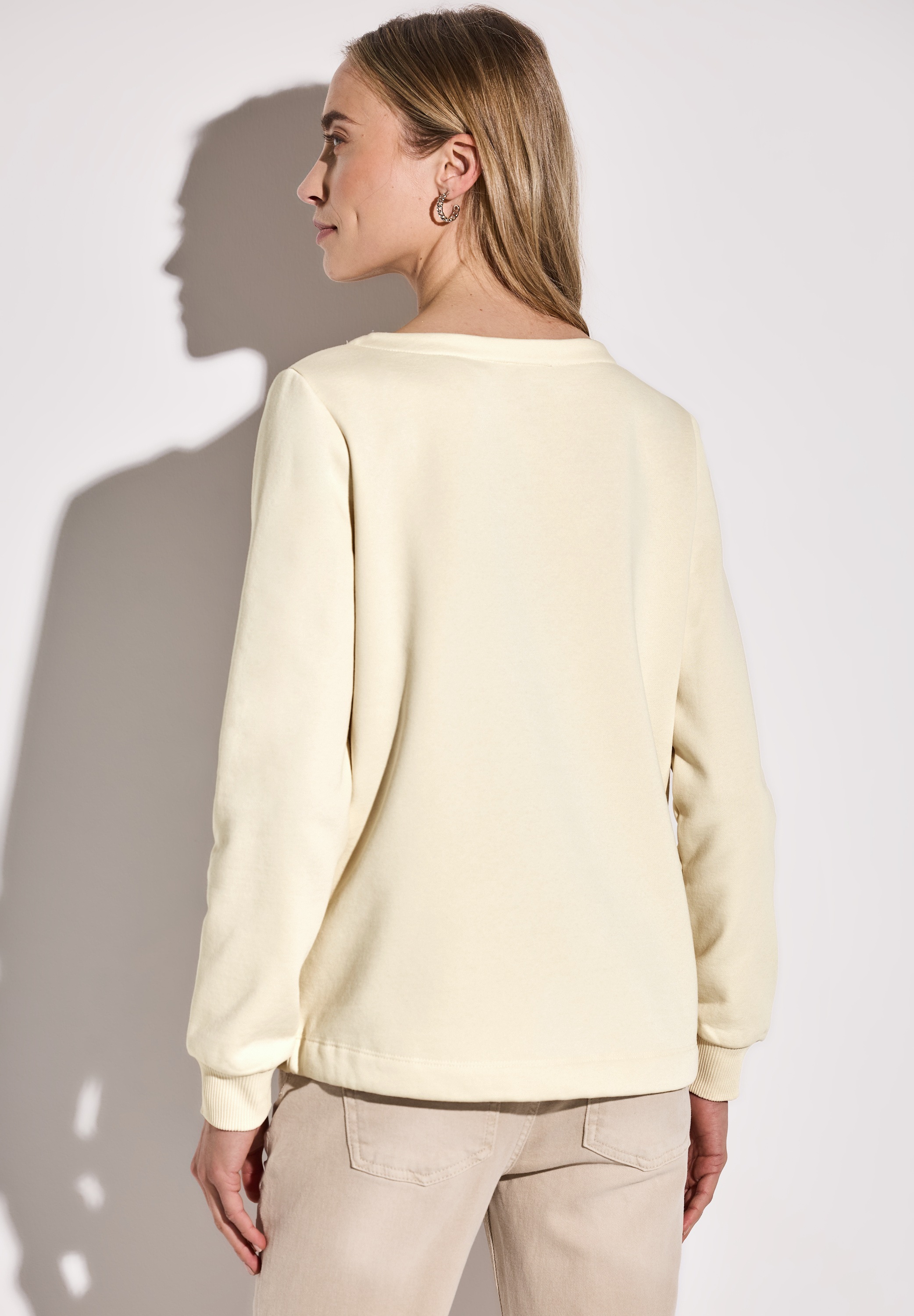 STREET ONE Sweatshirt, im soften Baumwoll-Mix
