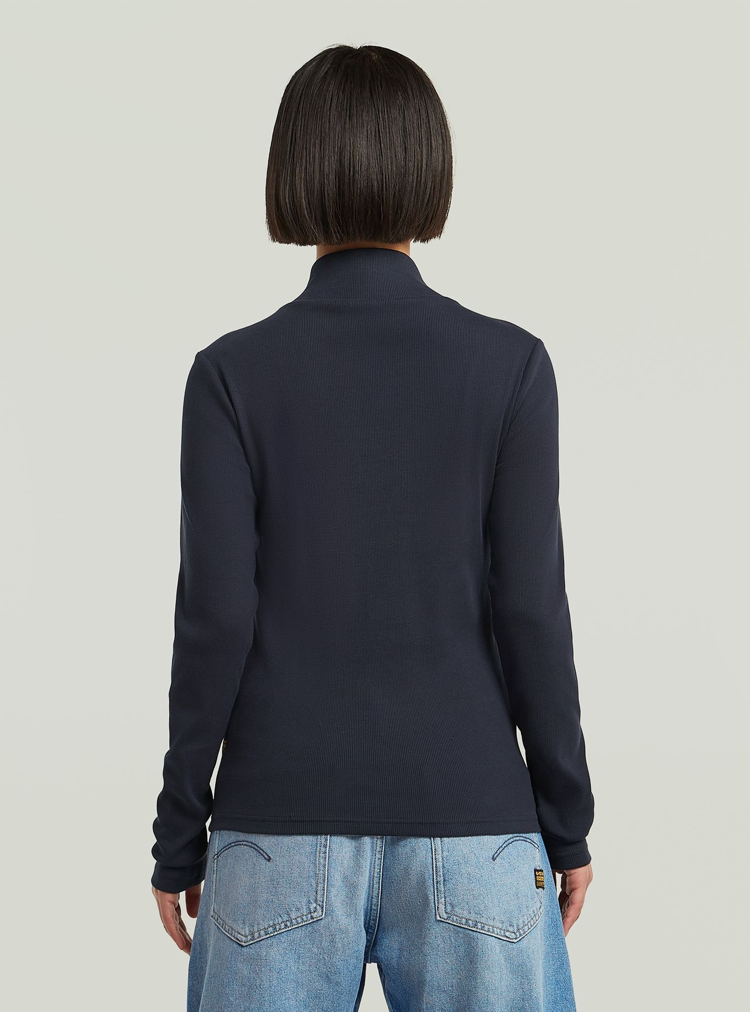 G-STAR T-Shirt "A-Line Slim Mock T-Shirt" günstig online kaufen