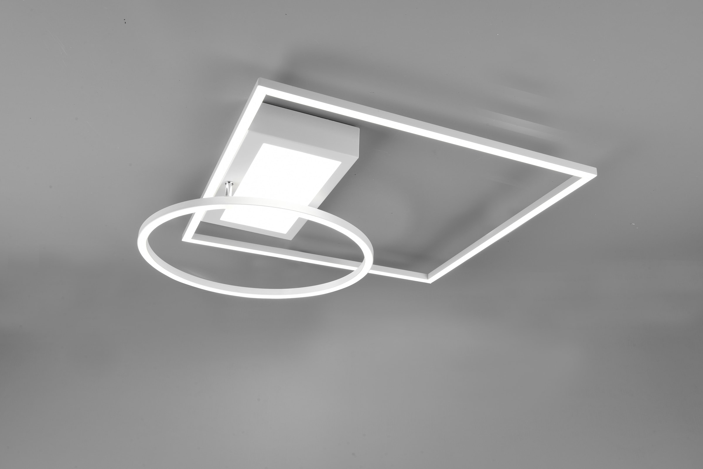 TRIO Leuchten LED Deckenleuchte »Downey«, 1 flammig, Leuchtmittel LED-Modul | LED fest integriert, Lichtfarbe stufenlos einstellbar, Memory Funktion, intgrierter Dimmer