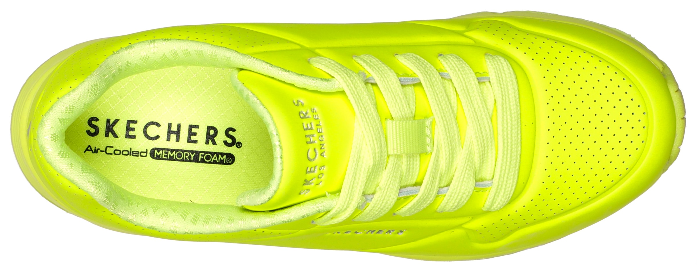 Skechers Kids Plateausneaker »UNO GEN1 - NEON GLOW«, Keilsneaker, Schnürschuh, Sneaker mit Neon Glow