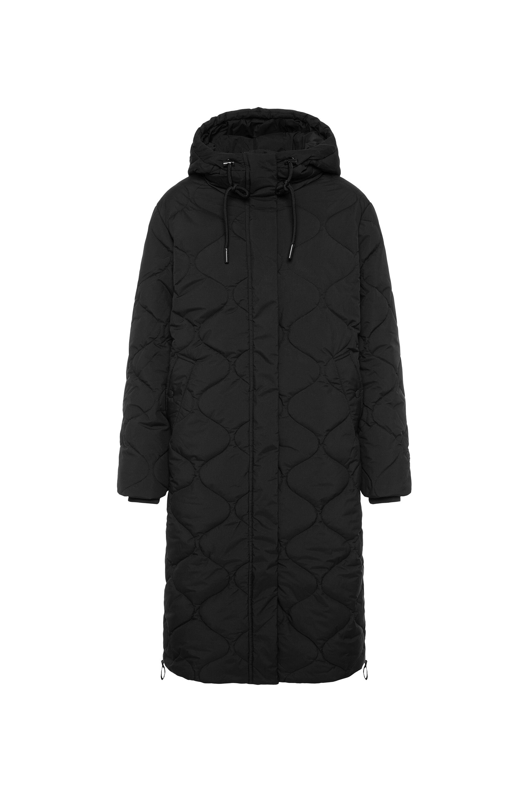 Harlem Soul Steppjacke mit Kapuze mit seitlichen Reißverschlüssen am Saum günstig online kaufen