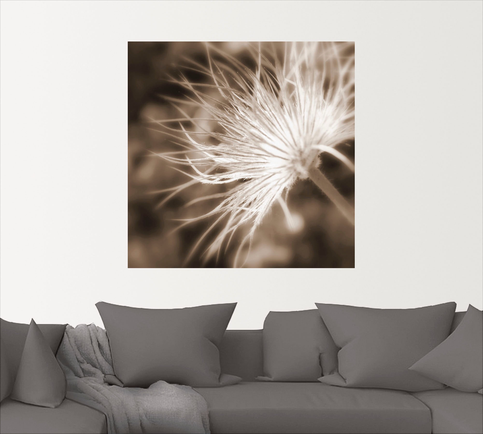 Artland Wandbild »leicht wie eine Feder«, Blumen, (1 St.), als Leinwandbild, Poster in verschied. Größen