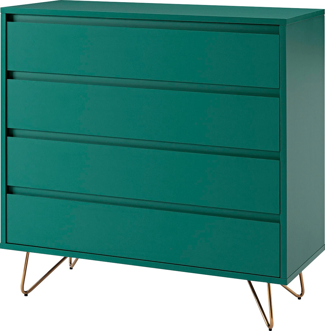 SalesFever Kommode "Bolton - Stilvolles Sideboard", Haarnadelbeine aus Meta günstig online kaufen