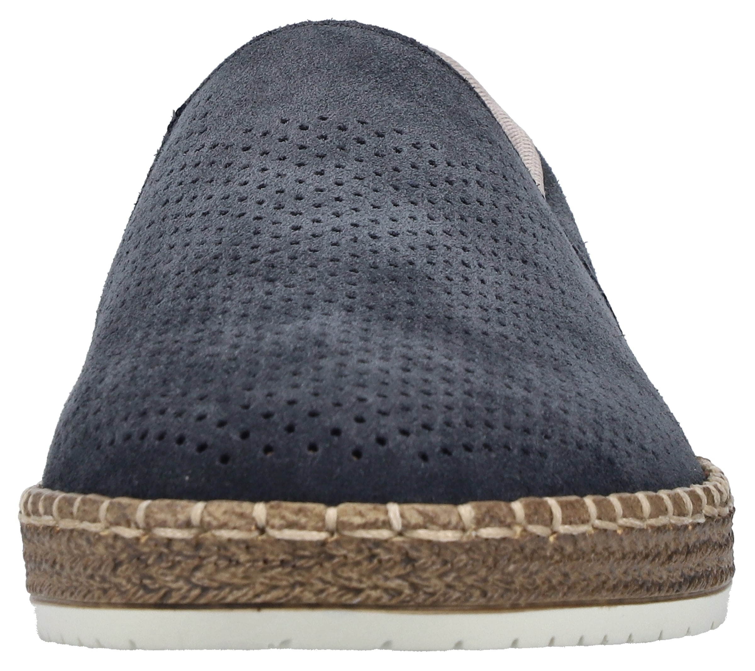 Rieker Slipper, Schlupfschuh, Casual-Slipper, Mokassin mit Perforation