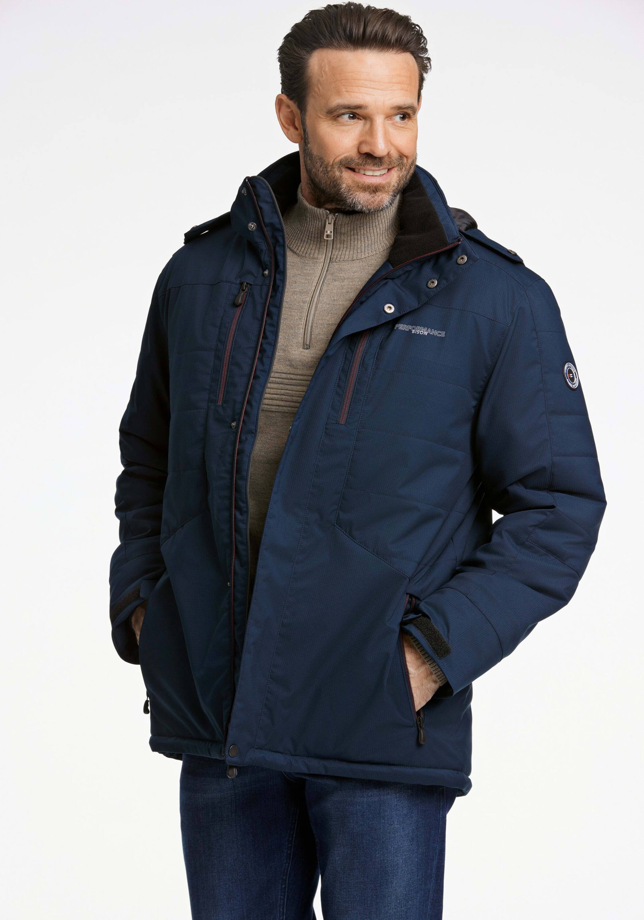 BISON Funktionsjacke "BISON Funktionelle Jacke" günstig online kaufen