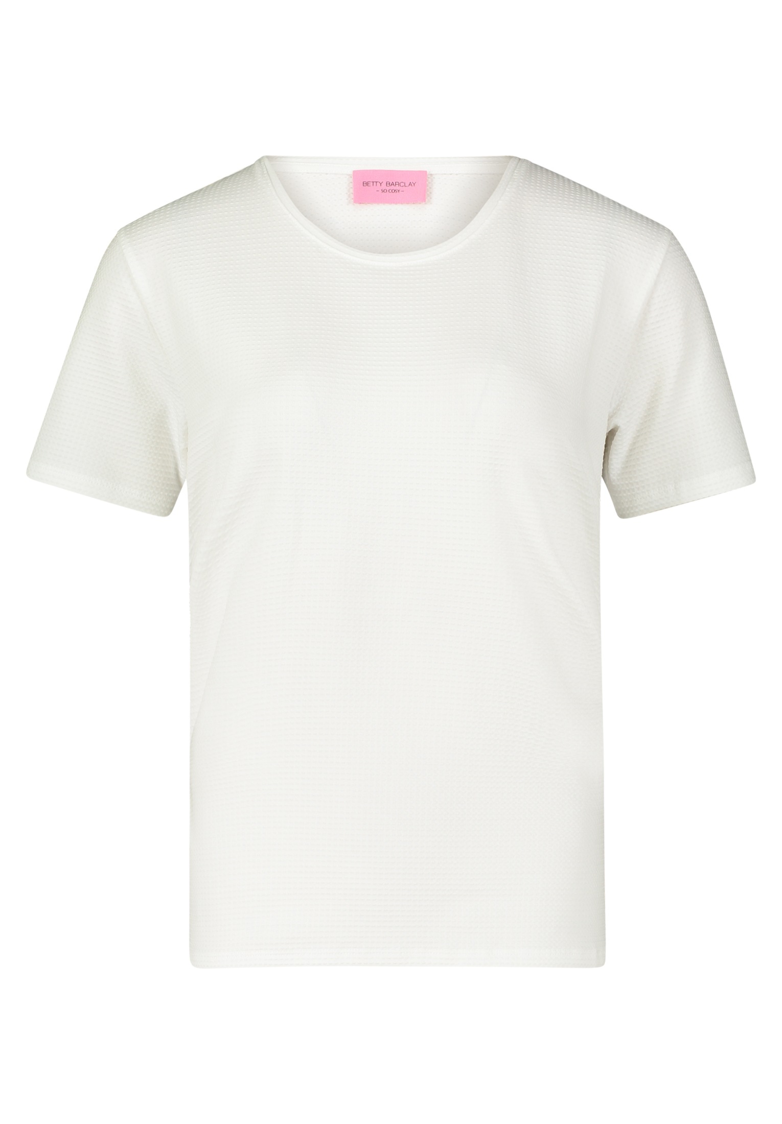 Betty Barclay Kurzarmshirt »Betty Barclay Damen Basic Shirt mit Struktur«, (1 tlg.), Material