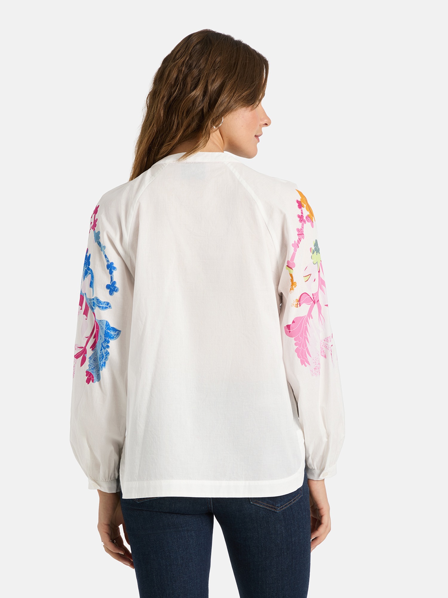 Lieblingsstück Langarmbluse "RoalieL" mit floralen Details günstig online kaufen