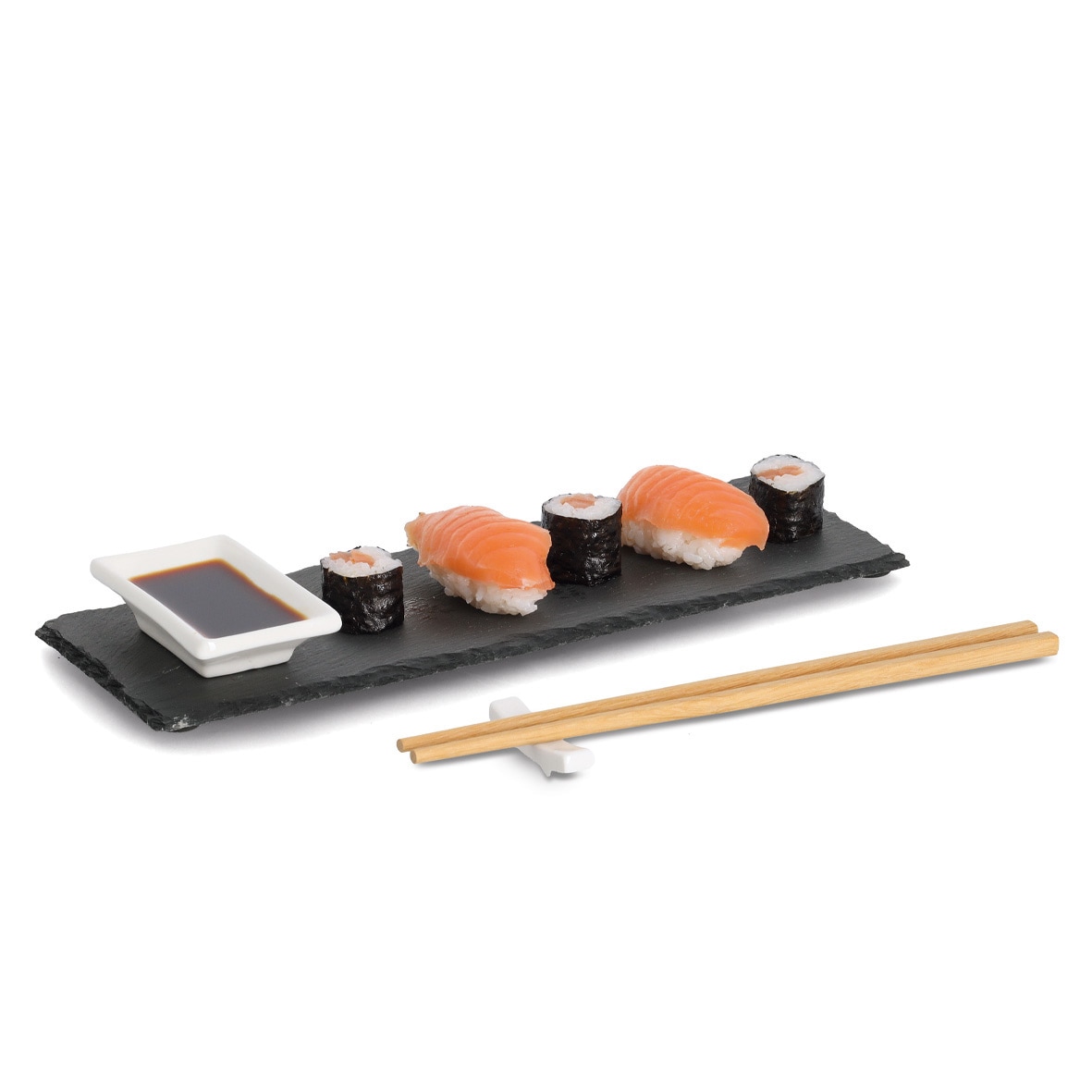 Zeller Present Teller-Set »Sushi-Set« 2er-Set, Schiefer