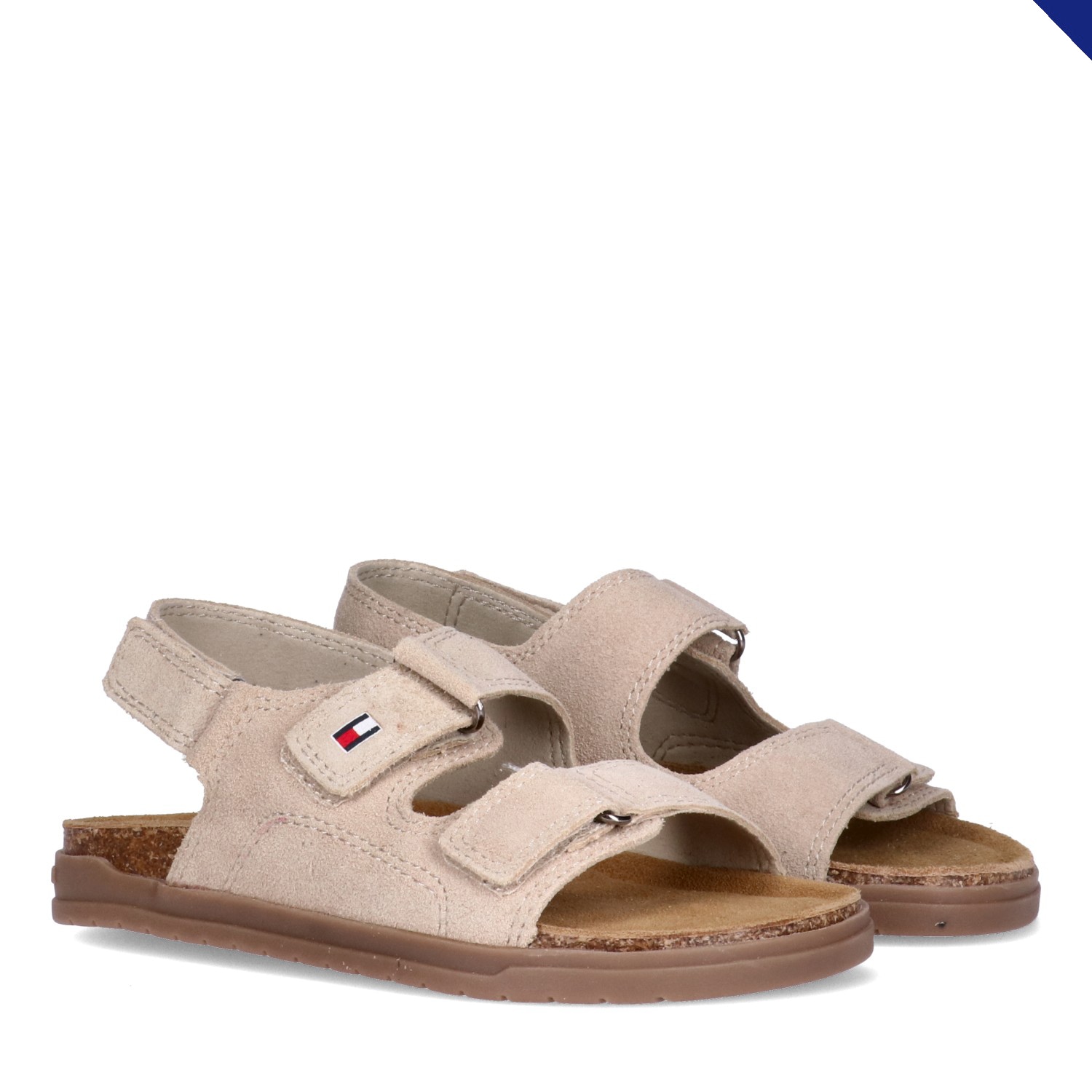 Tommy Hilfiger Barfußschuh, Sommerschuh mit drei regulierbaren Klettverschlüssen