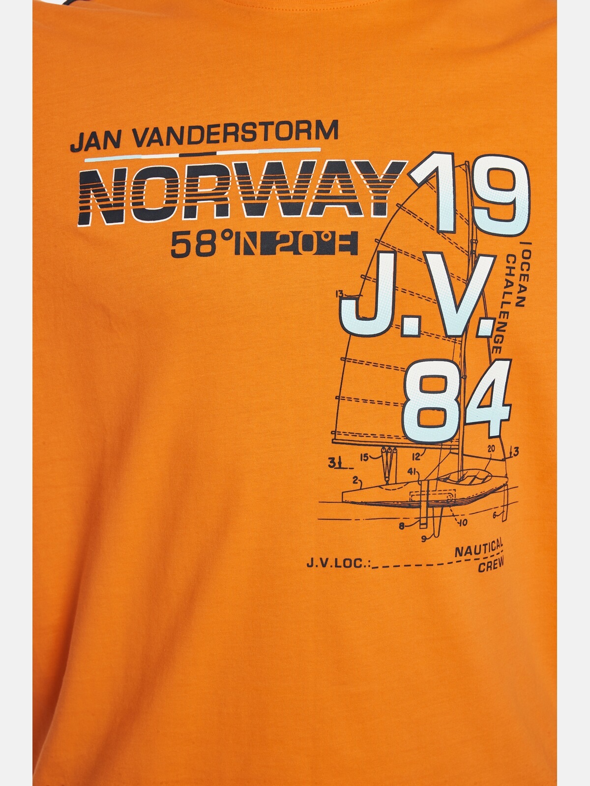 Jan Vanderstorm Langarm-Poloshirt »Langarmshirt BERTULI«