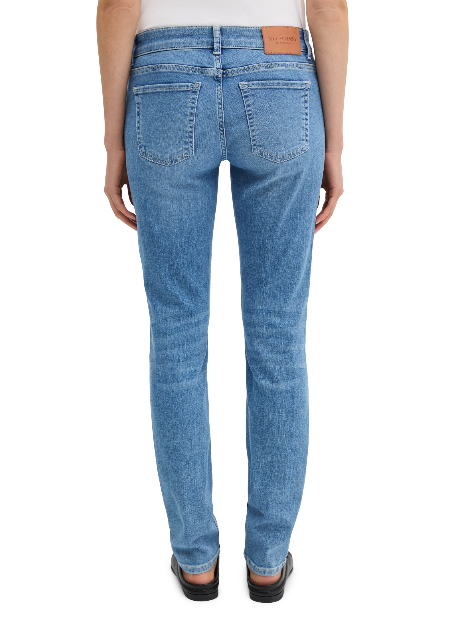 Marc O'Polo Slim-fit-Jeans »Model Alby slim aus Organic Cotton Stretch« mittlere Leibhöhe