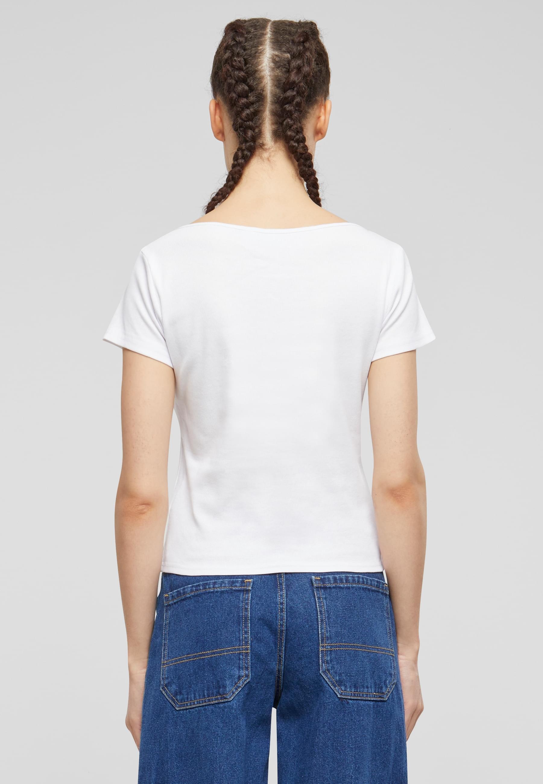Karl Kani T-Shirt »Karl Kani Damen KW241-026-1 Karl Kani Og Corset Rib Tee«, (1 tlg.)