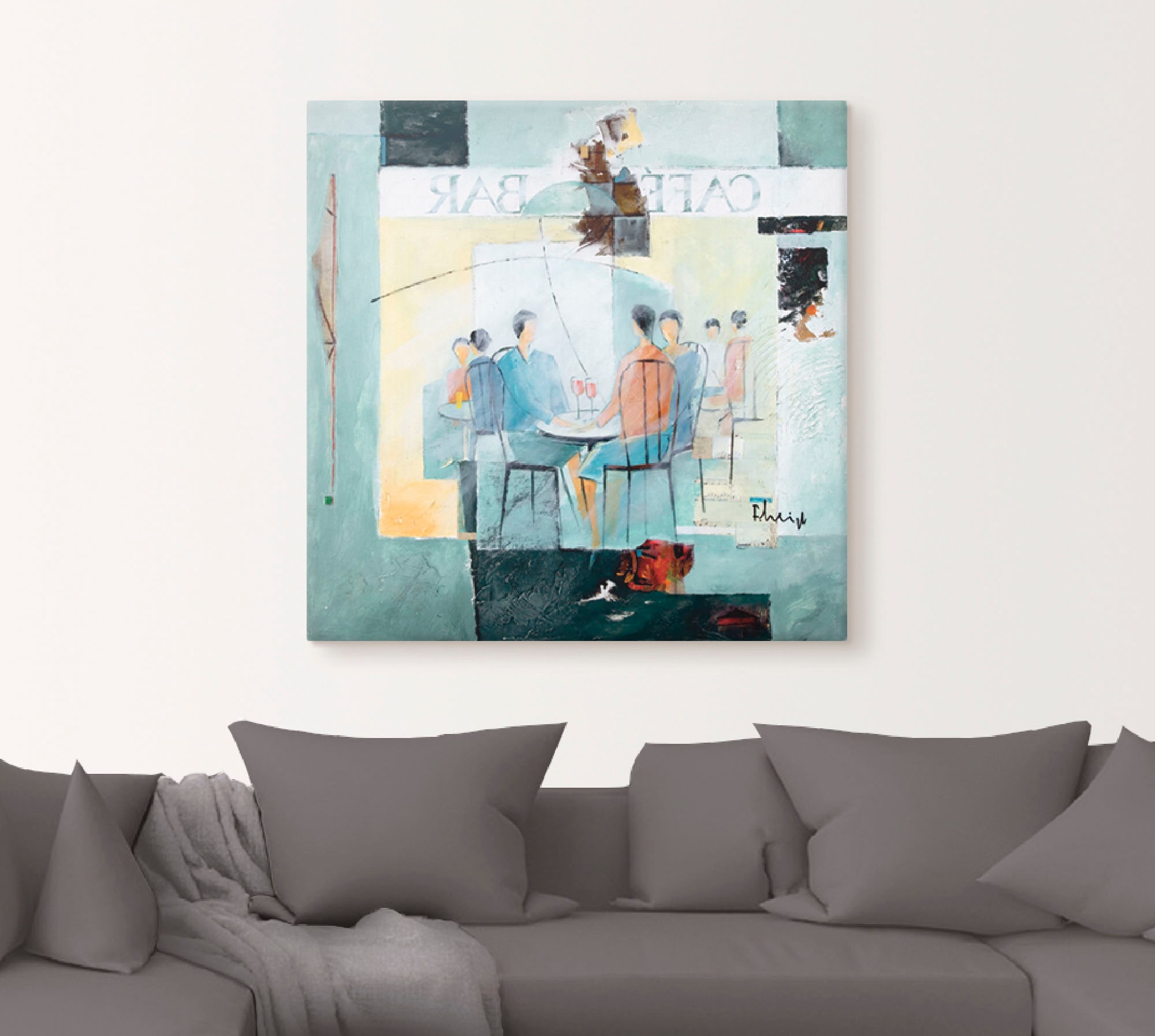 Artland Wandbild »Geschmack von Zitronen«, Gruppen & Familien, (1 St.), als Leinwandbild, Poster, Wandaufkleber in verschied. Größen