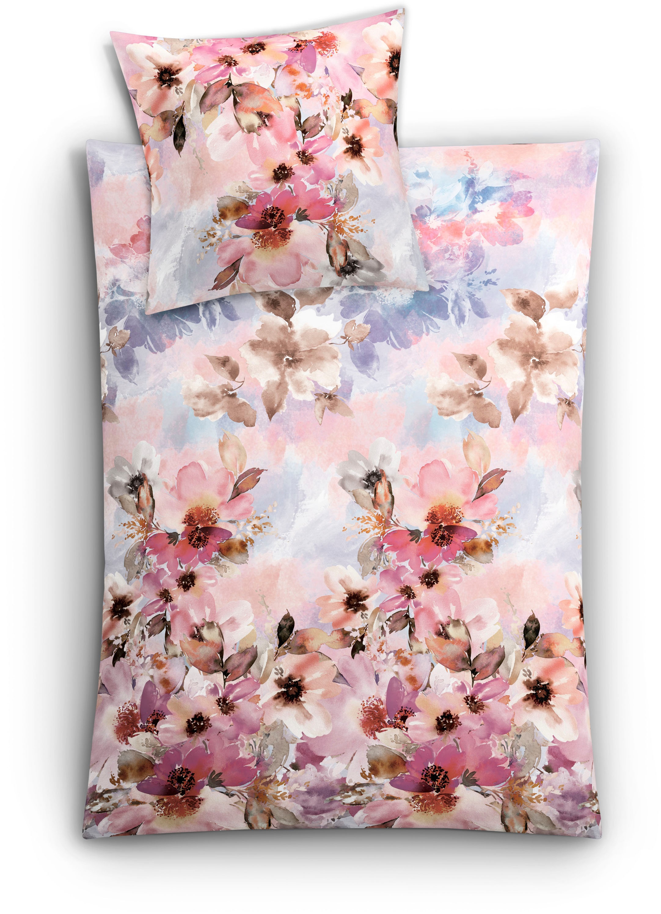 Kleine Wolke Bettwäsche "Amaris" 2 Stk. tlg. mit floralem Print günstig online kaufen