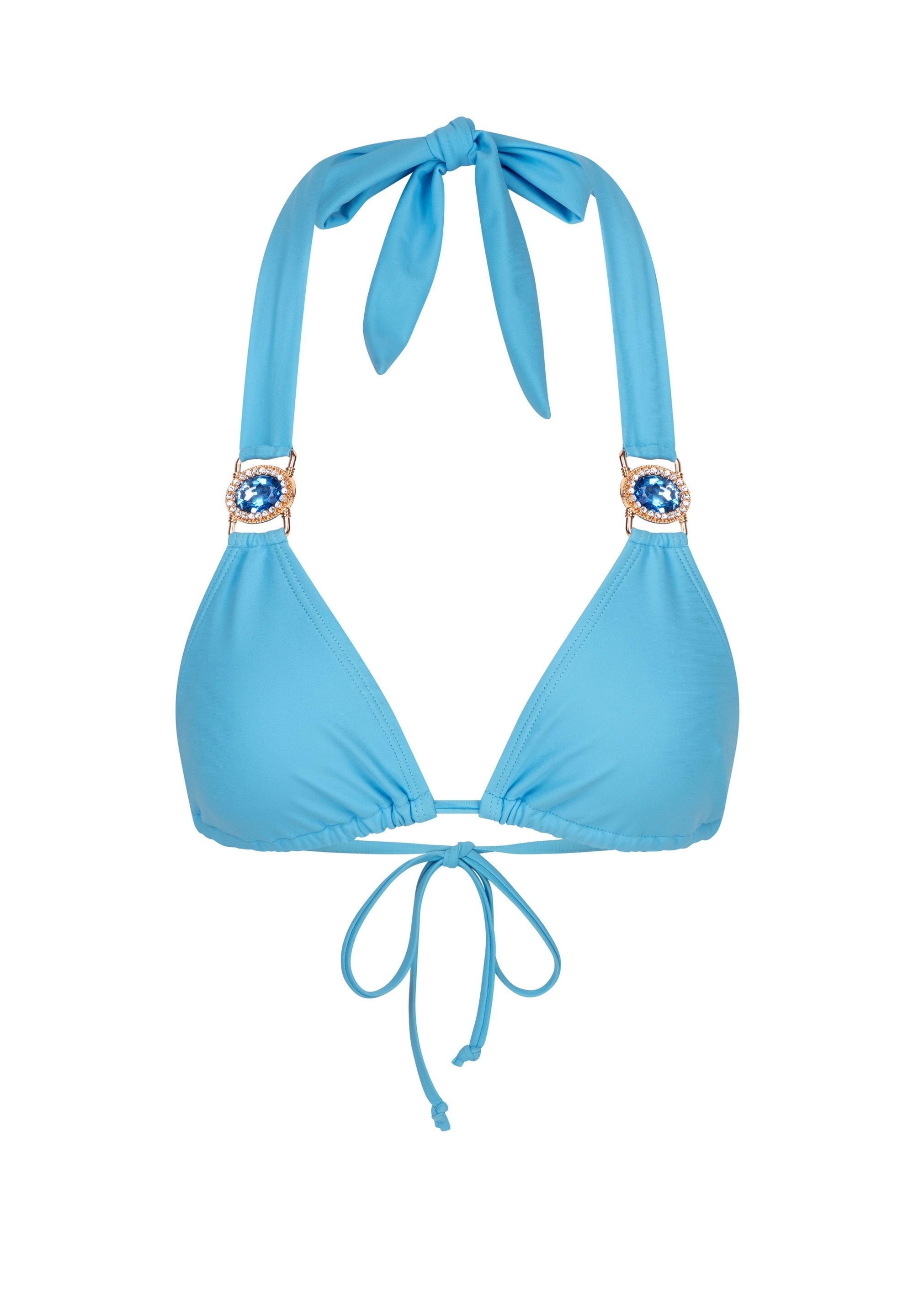 Moda Minx Triangel-Bikini-Top »Amour Triangle«, (1 St.), mit stilvollem Steinbesatz
