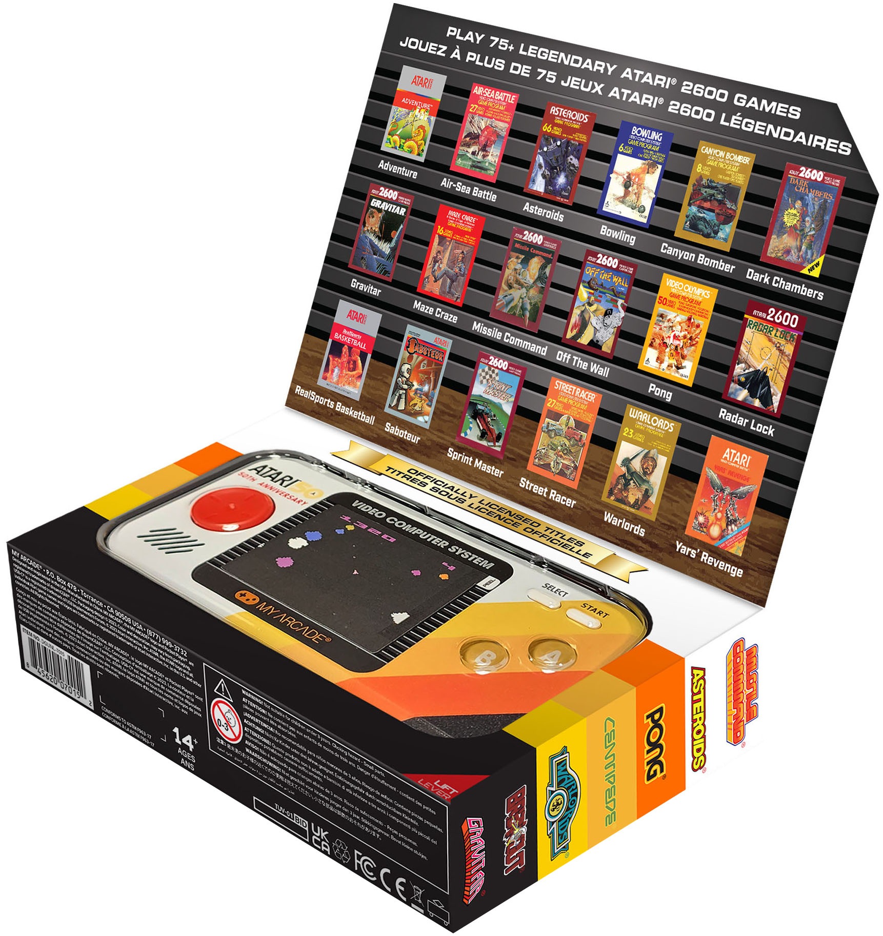 MYARCADE Retro Konsole »ATARI Pocket Player Pro«