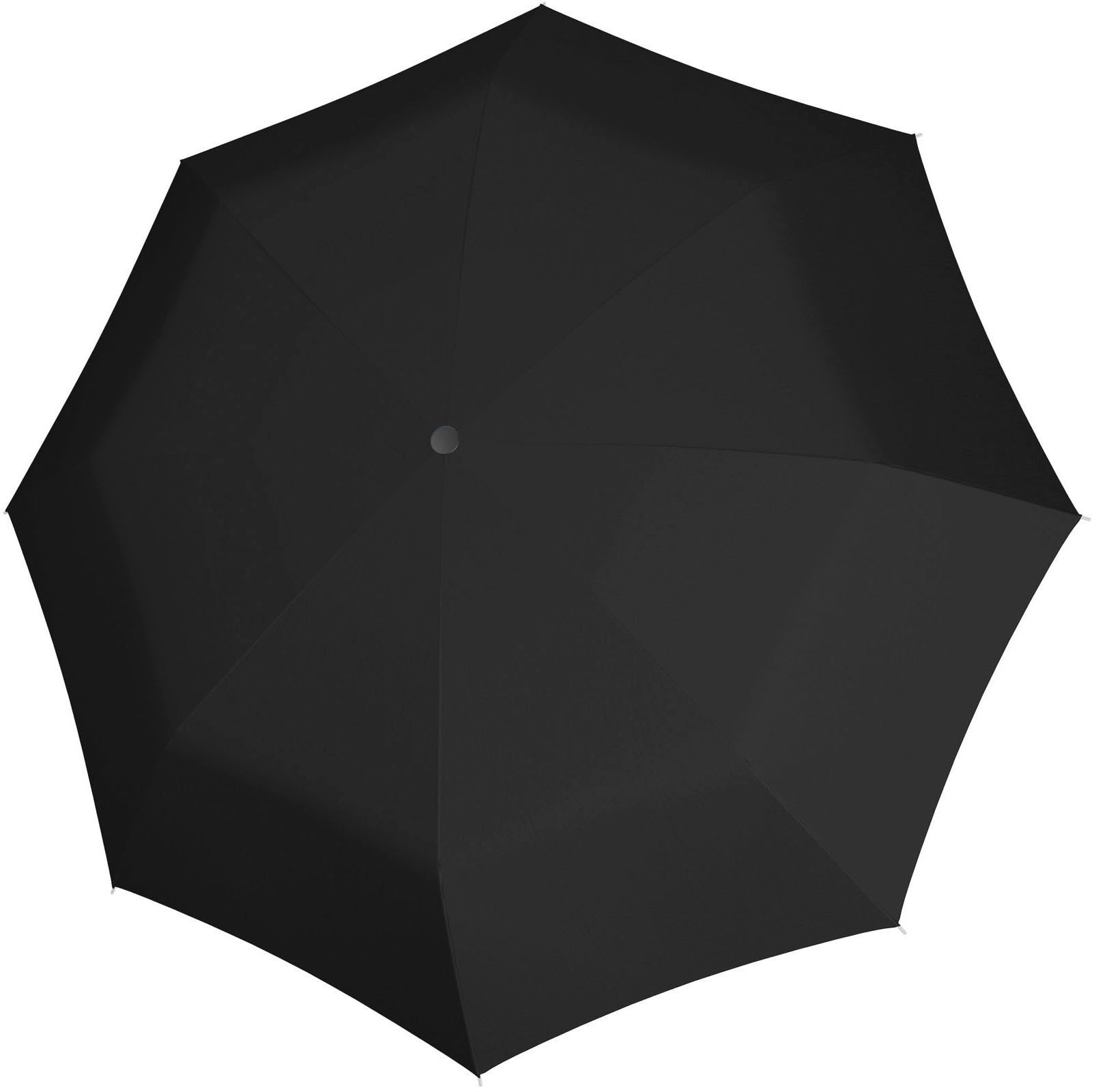 Taschenregenschirm »Smart fold uni, black«