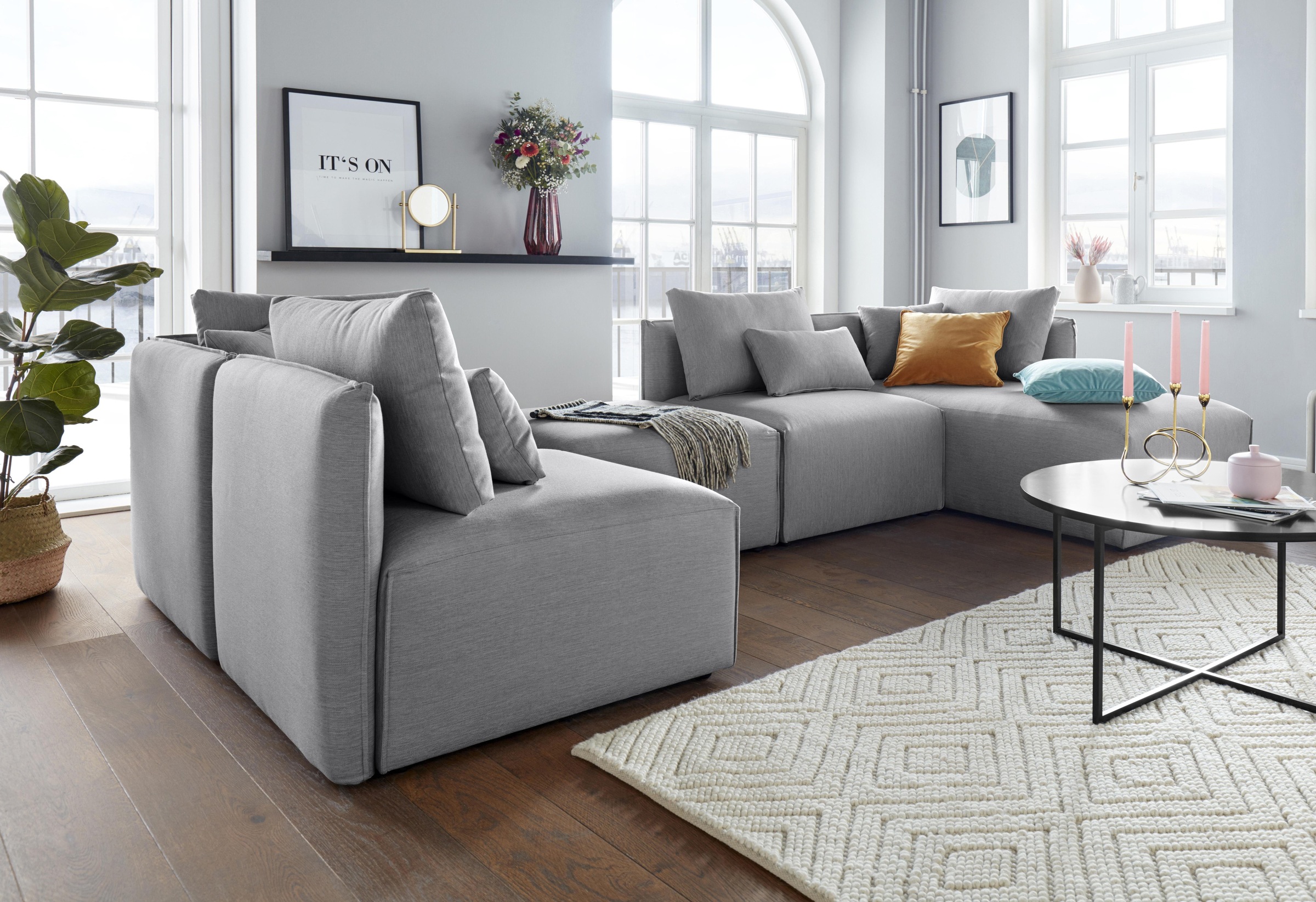 andas Sofa-Eckelement »Nöre«, Modul - zum Zusammenstellen; in vielen Bezugsqualitäten und Farben