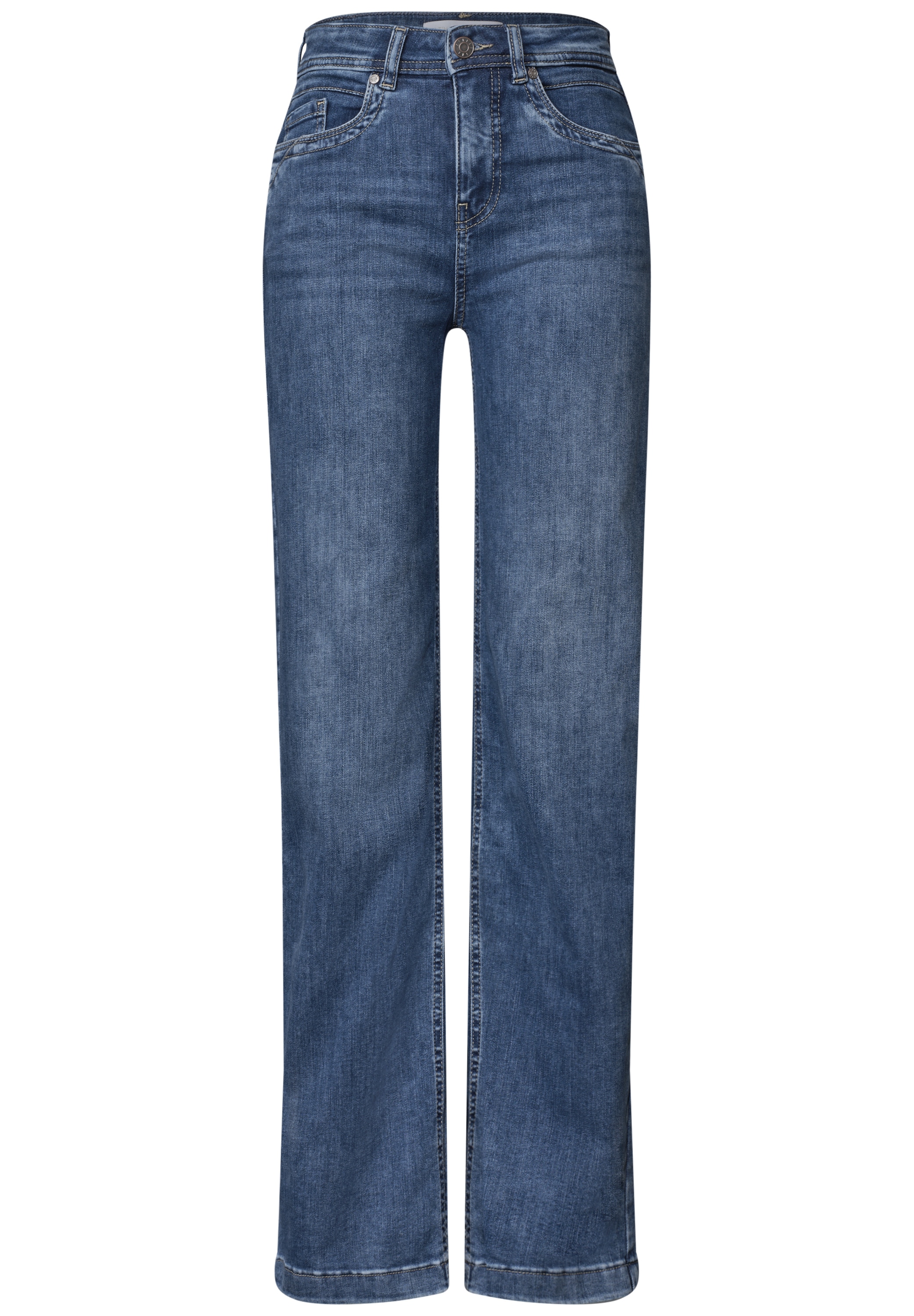 STREET ONE Loose-fit-Jeans High Waist