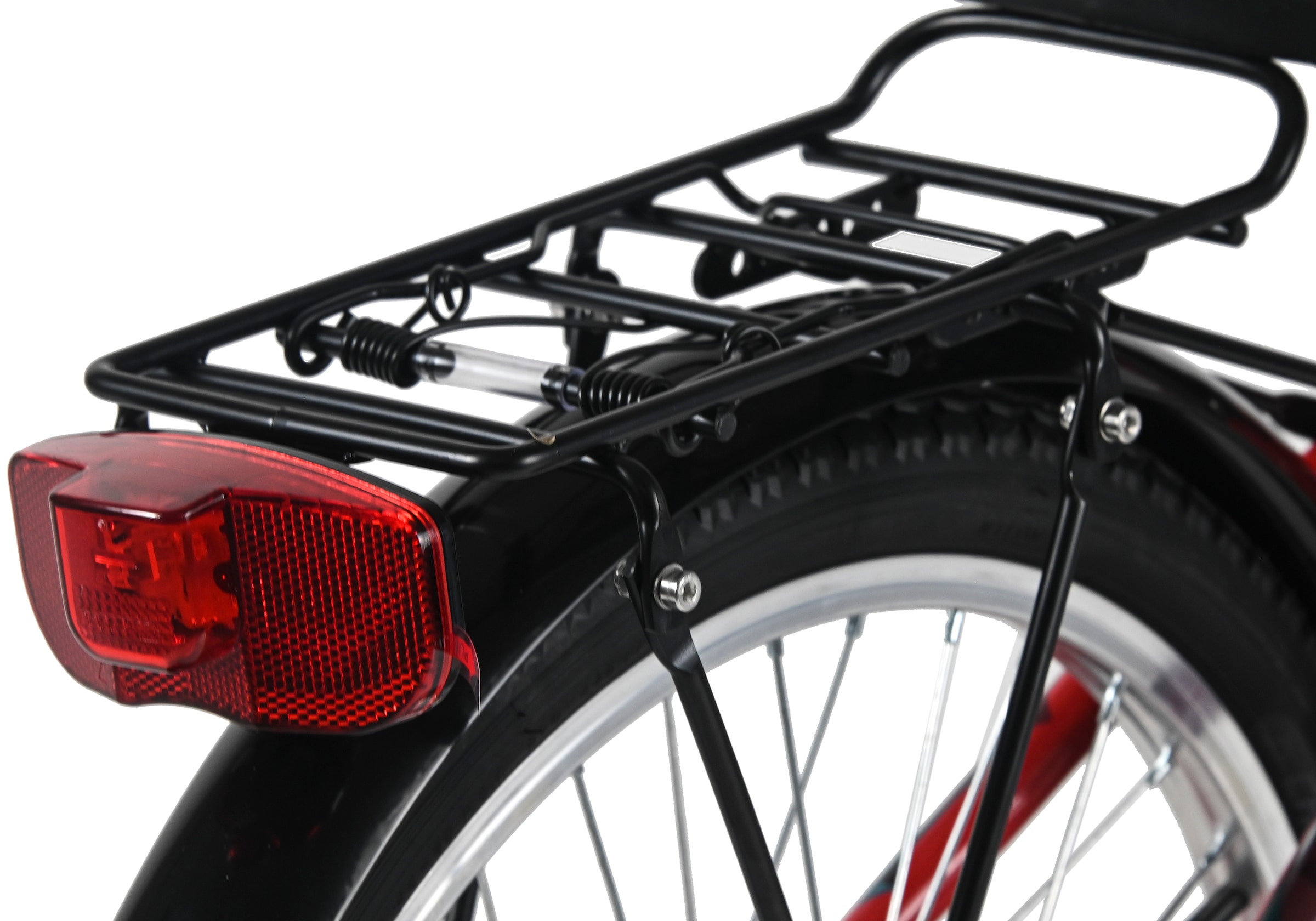 Dacapo Kinderfahrrad »20" Bobby Rot 1 Gang RH 27 cm mit Beleuchtung - Ab 6 Jahre« 1 Gang ohne Schaltung