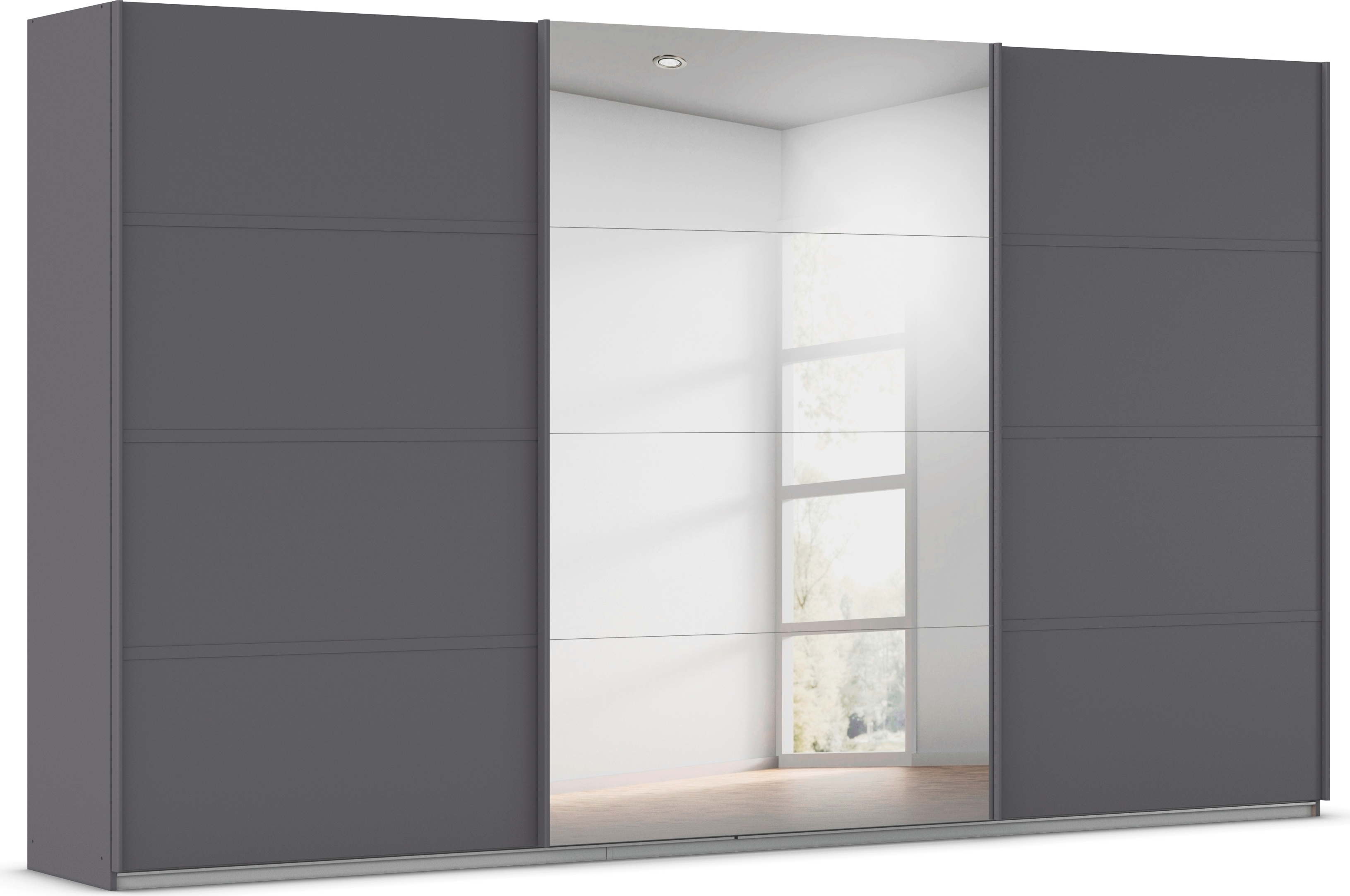 OTTO home Kleiderschrank "Mehrzweckschrank Aktenschrank Möbel Mietswohnung Schlafzimmer AVOLA" 3 verschiedene Ausstattungen BASIC/CLASSIC/PREMIUM (inkl. SOFT-CLOSE), mit eleganten Zierleisten in Chrom, Schwarz oder Weiß MADE IN GERMANY