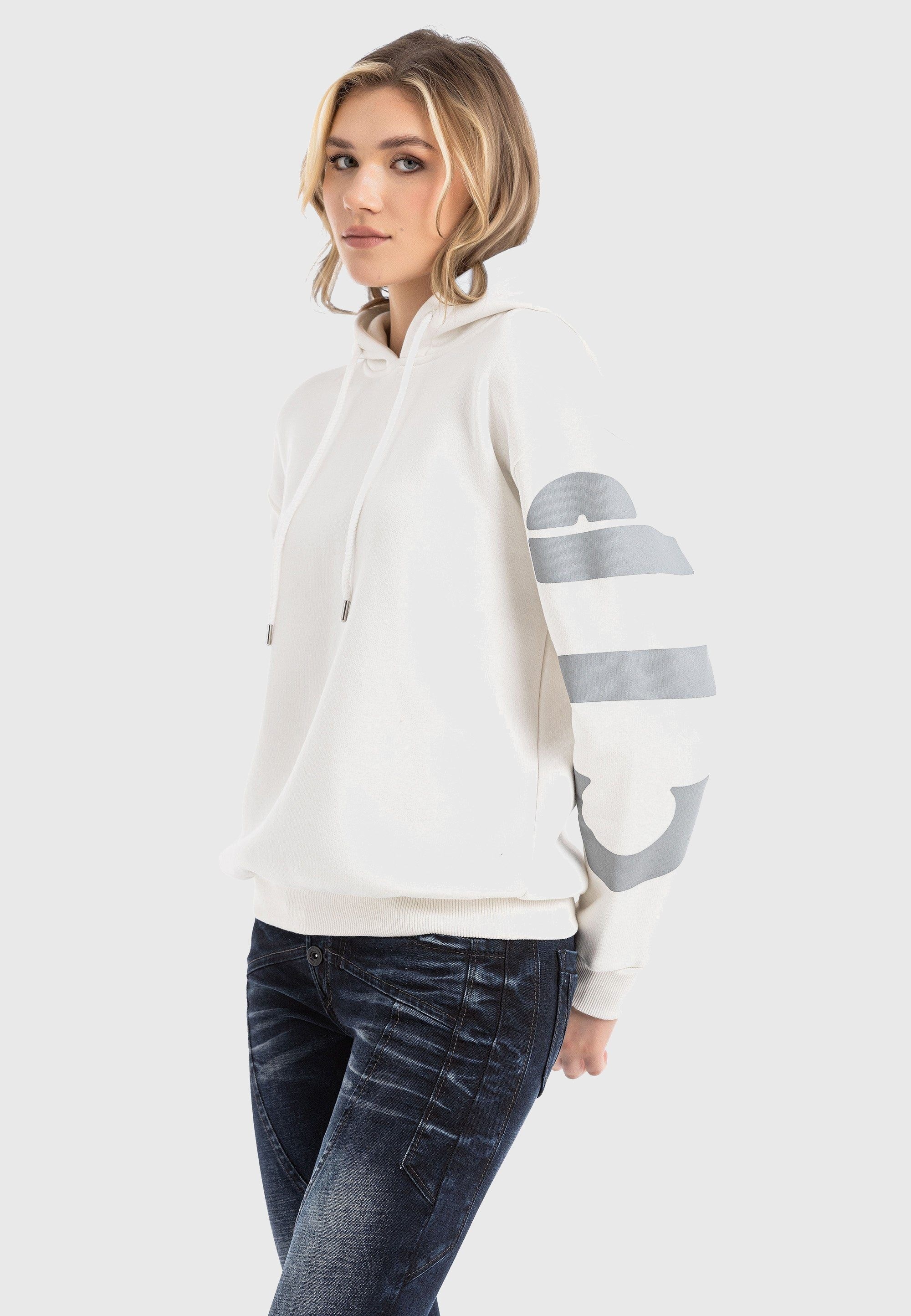 Cipo & Baxx Sweatshirt »HOODIE SWEATSHIRT«, modisches Design mit hohem Tragekomfort