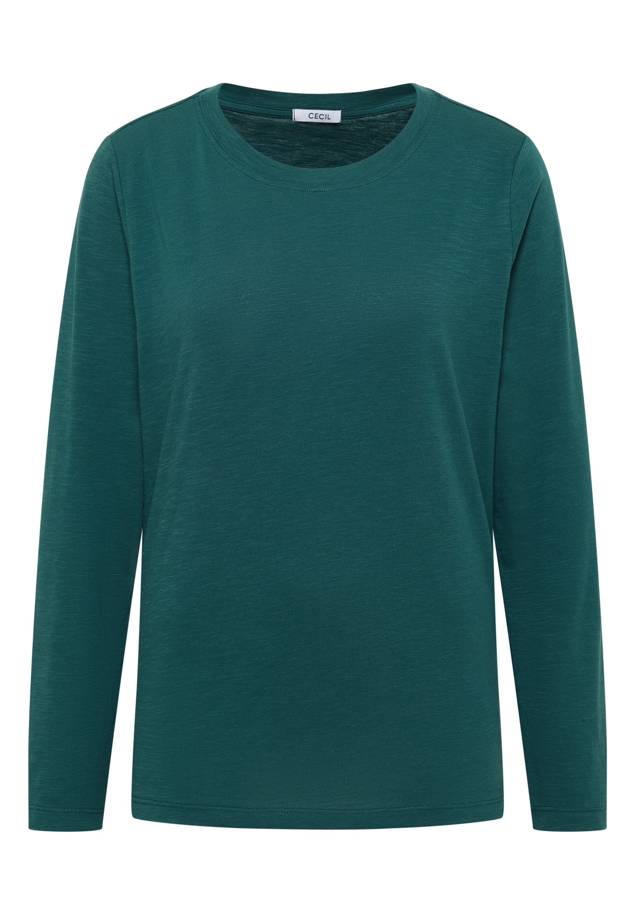 Cecil Langarmshirt aus reiner Baumwolle