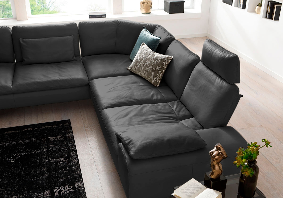 W.SCHILLIG Ecksofa "valentinoo, Designsofa, elegant und bequem, L-Form", (S günstig online kaufen