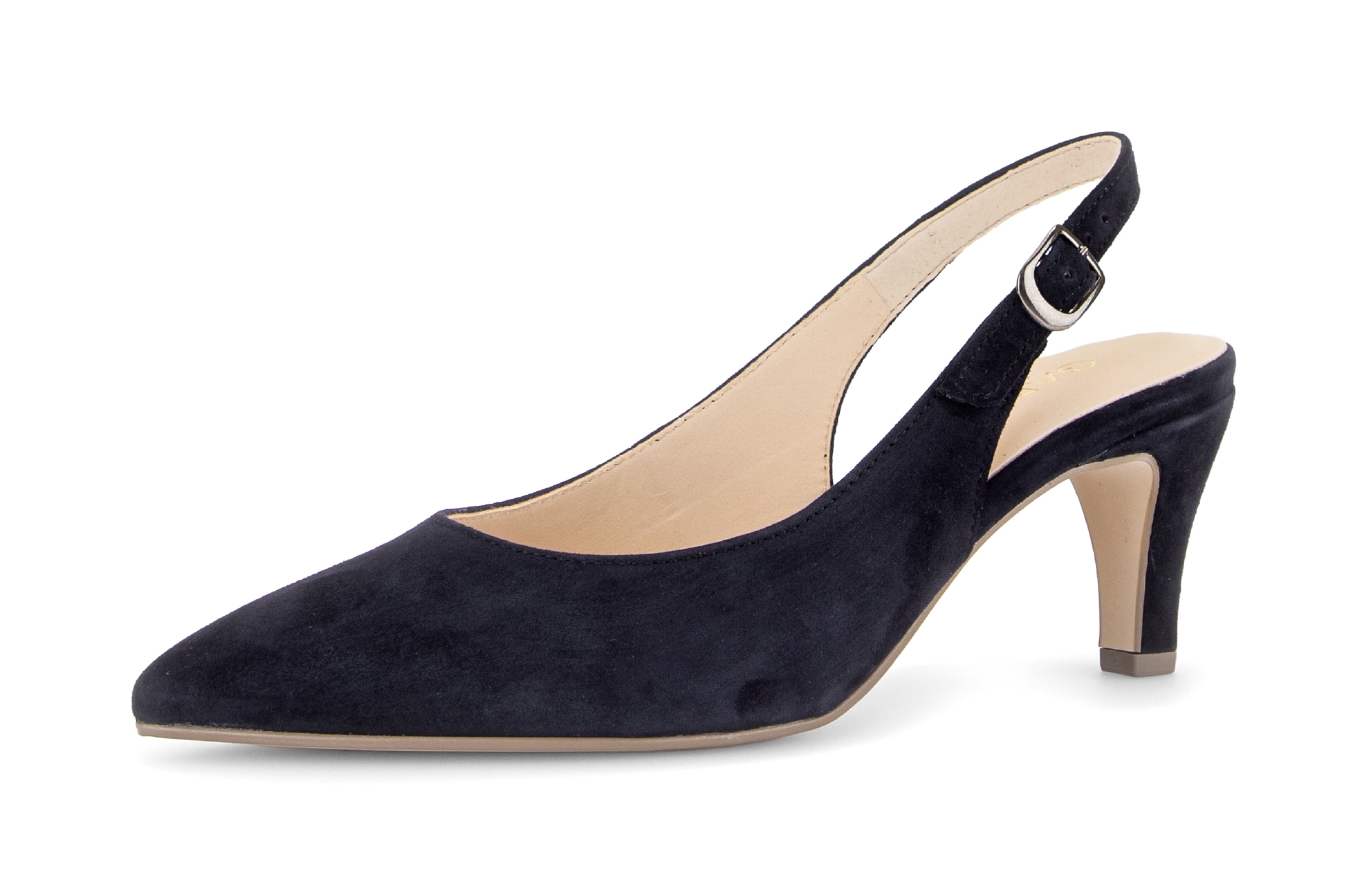 Gabor Slingpumps, Trichterabsatz, Businessschuh, Abendschuh in spitzer Form, G-Weite